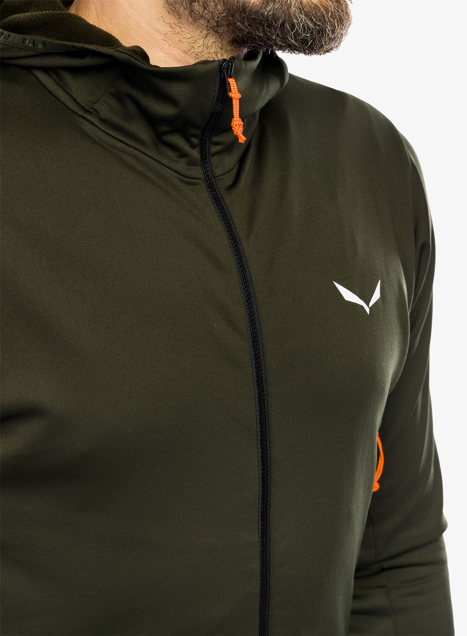 Jakna od flisa Salewa Puez PL HD Jacket - dark olive