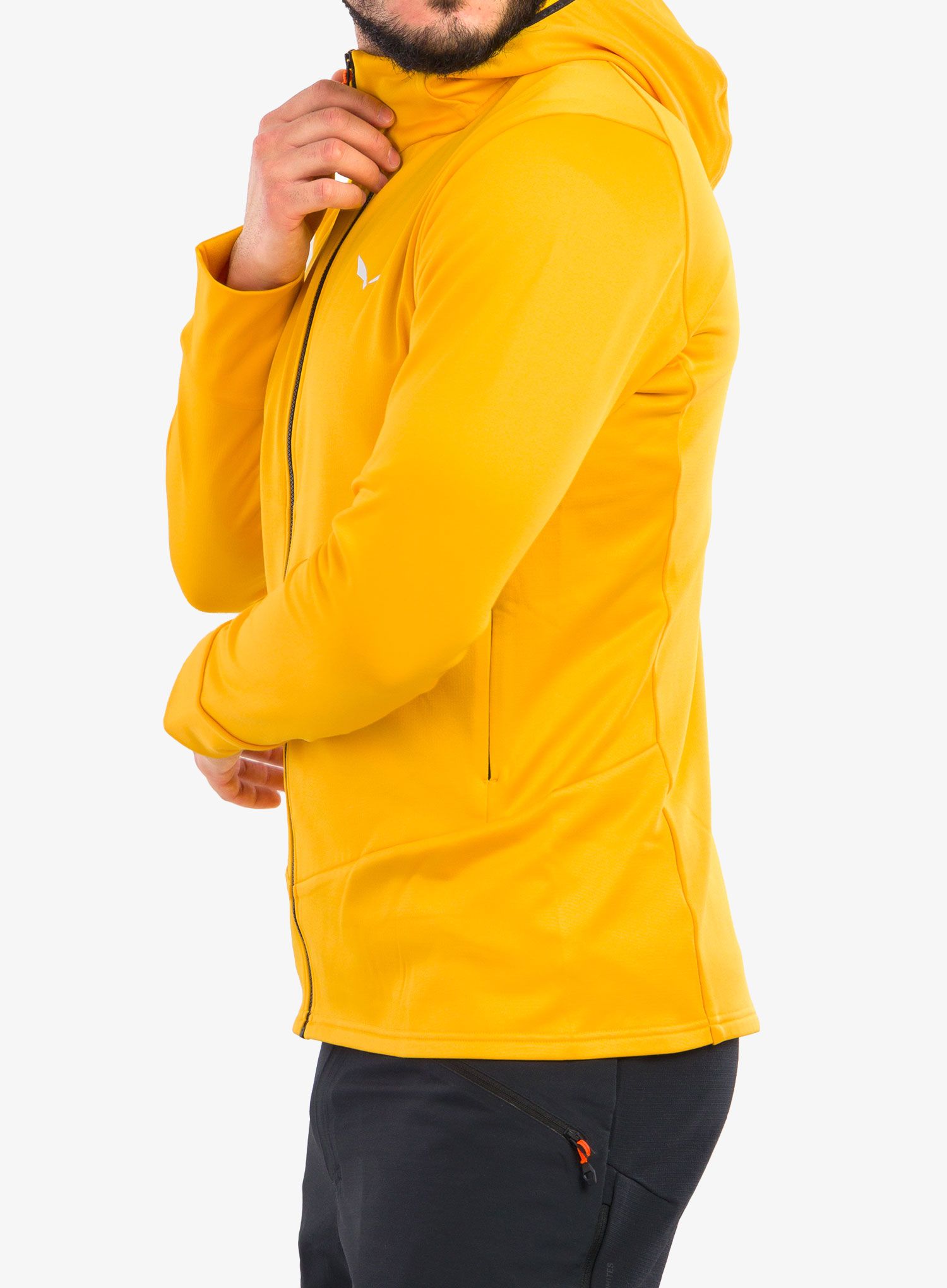 Jakna od flisa Salewa Puez PL HD Jacket - gold/black out