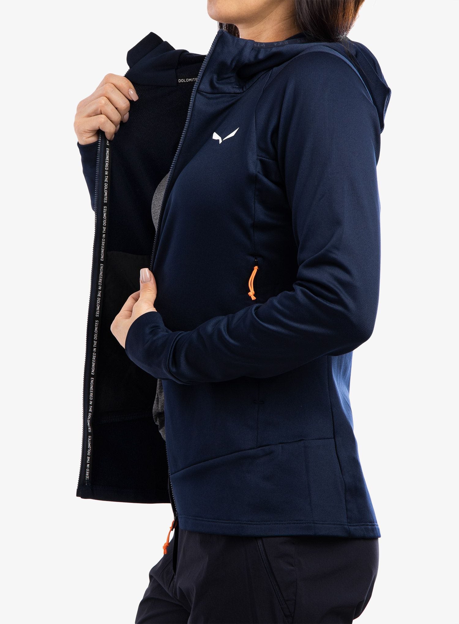 Ženska jakna od flisa Salewa Puez PL HD Jacket - navy blazer