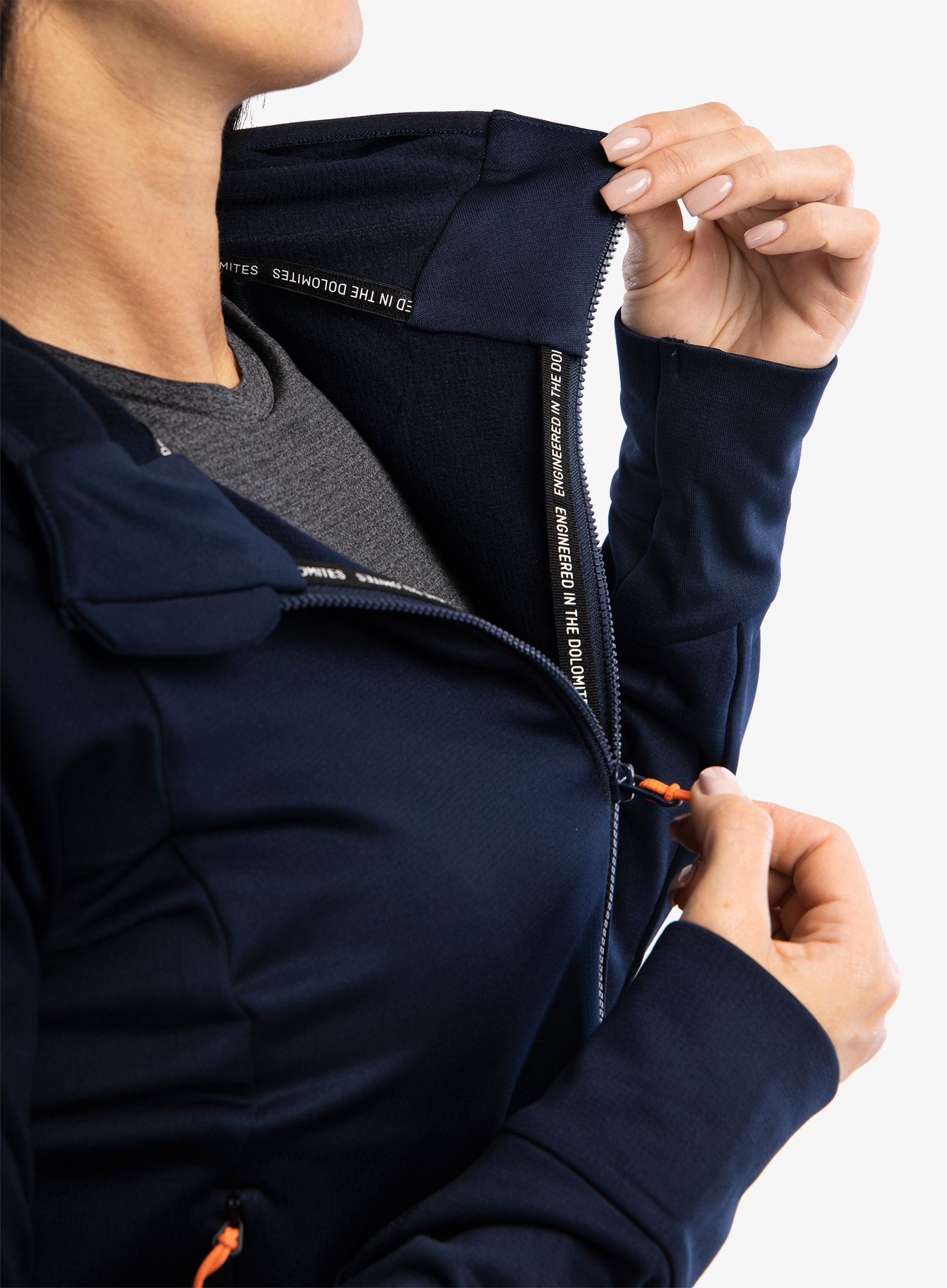 Ženska jakna od flisa Salewa Puez PL HD Jacket - navy blazer