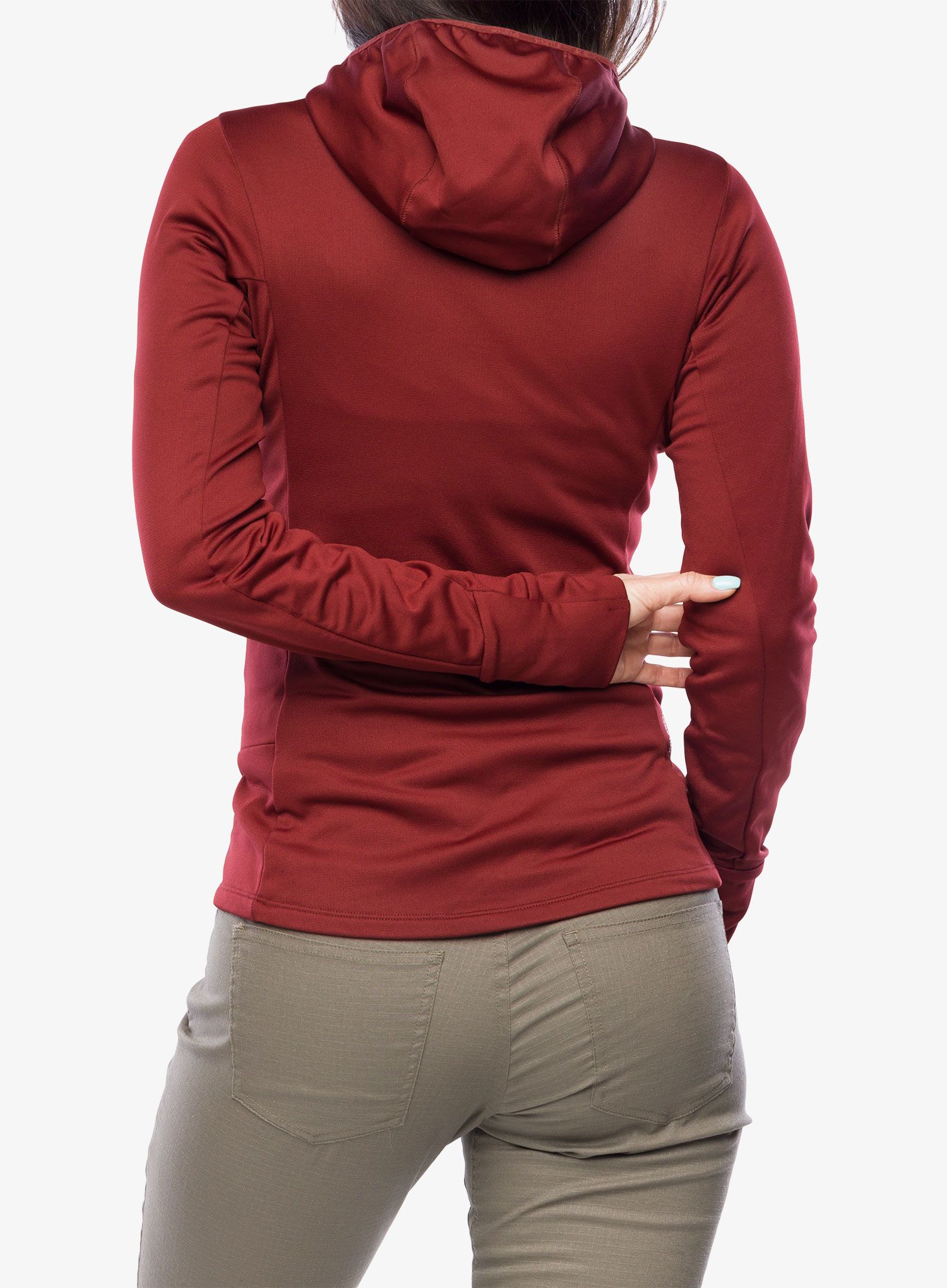 Ženska jakna od flisa Salewa Puez PL HD Jacket - syrah