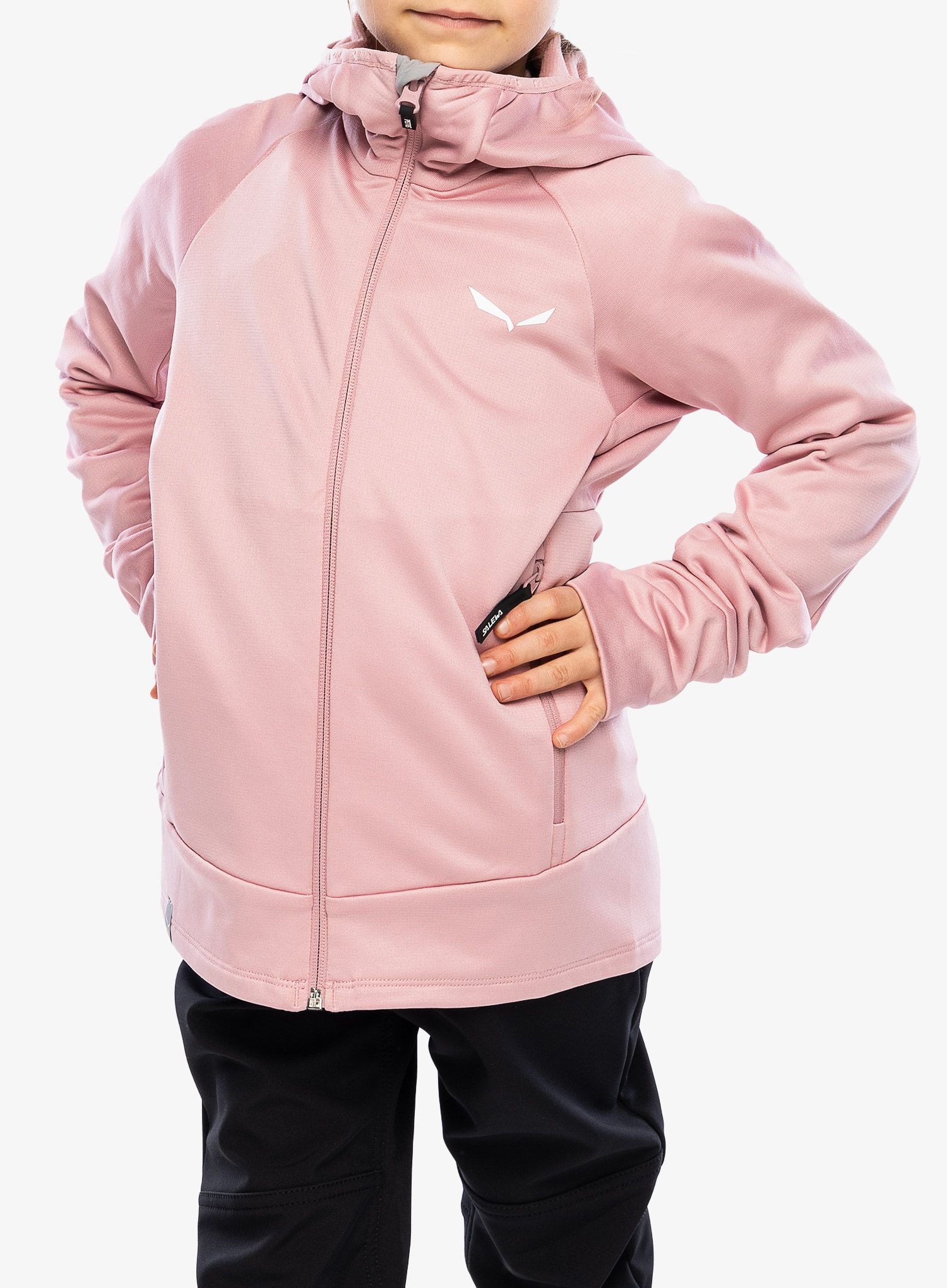 Dukserica za djevojčice Salewa Puez PL HD Jacket - zephyr