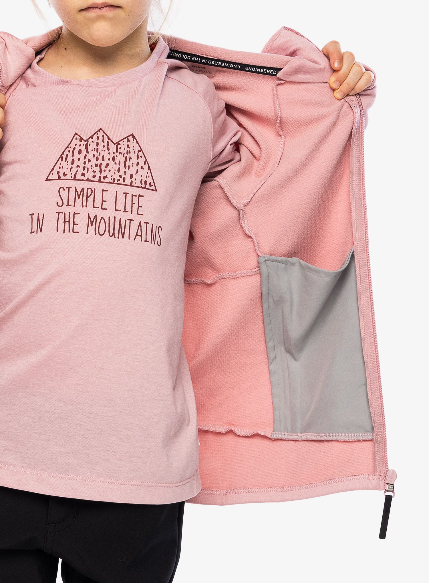 Dukserica za djevojčice Salewa Puez PL HD Jacket - zephyr