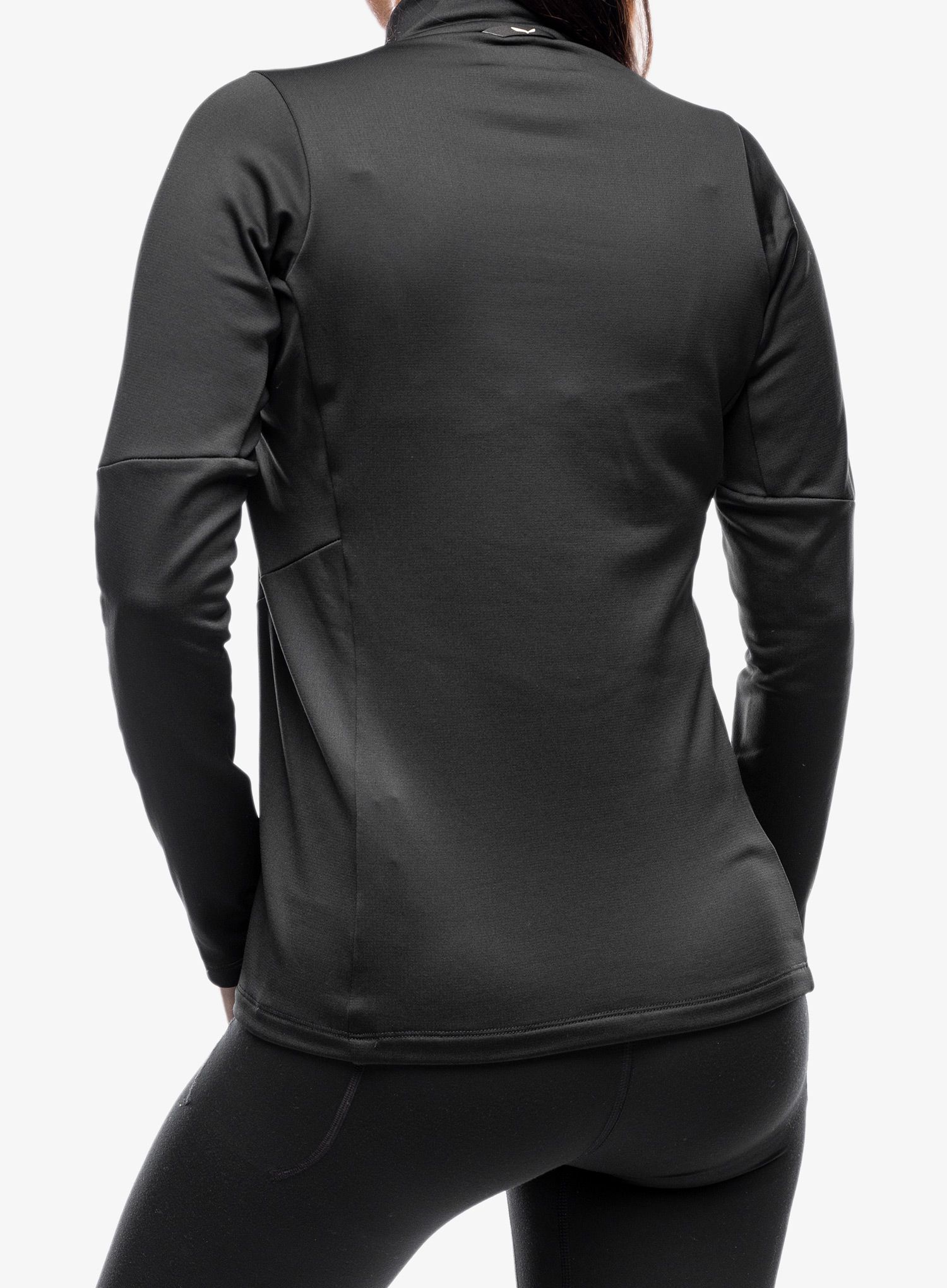 Ženska dukserica od flisa Salewa Puez PL HZ Fleece - black out