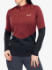 Ženska dukserica od flisa Salewa Puez PL HZ Fleece - syrah