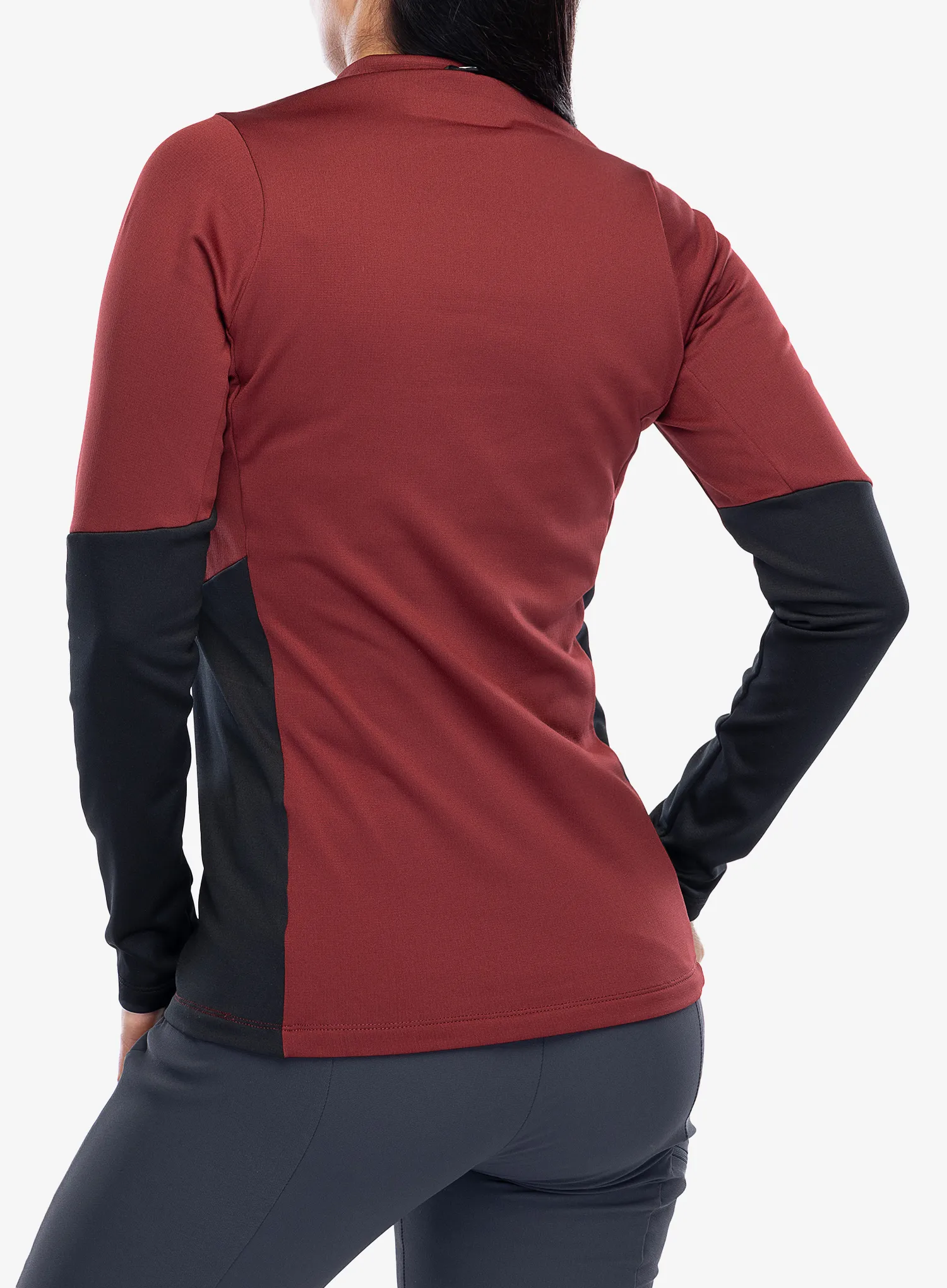 Ženska dukserica od flisa Salewa Puez PL HZ Fleece - syrah