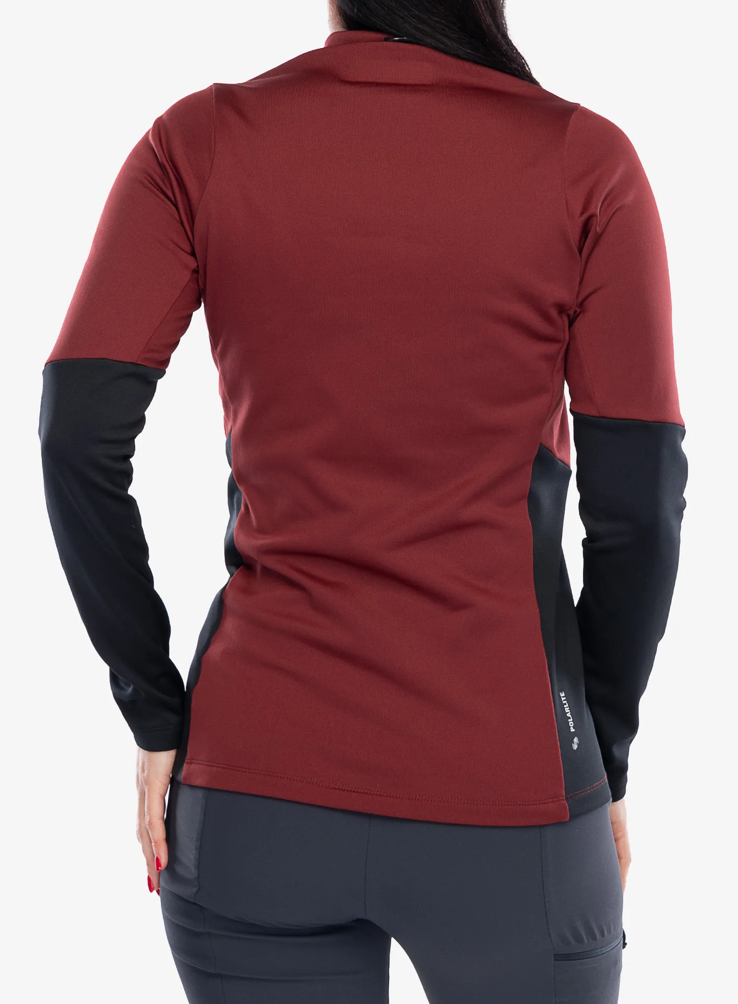 Ženska dukserica od flisa Salewa Puez PL HZ Fleece - syrah