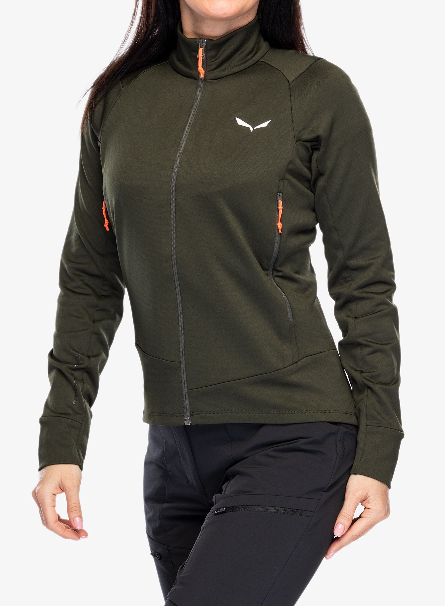 Ženska jakna od flisa Salewa Puez PL Jacket - dark olive