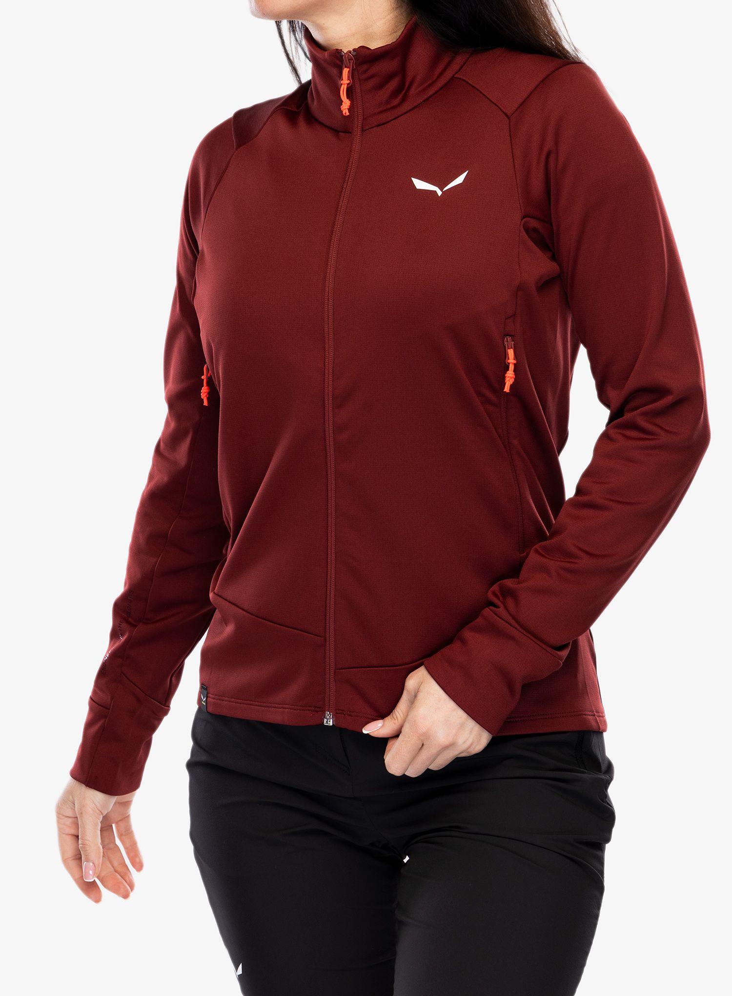 Ženska jakna od flisa Salewa Puez PL Jacket - syrah