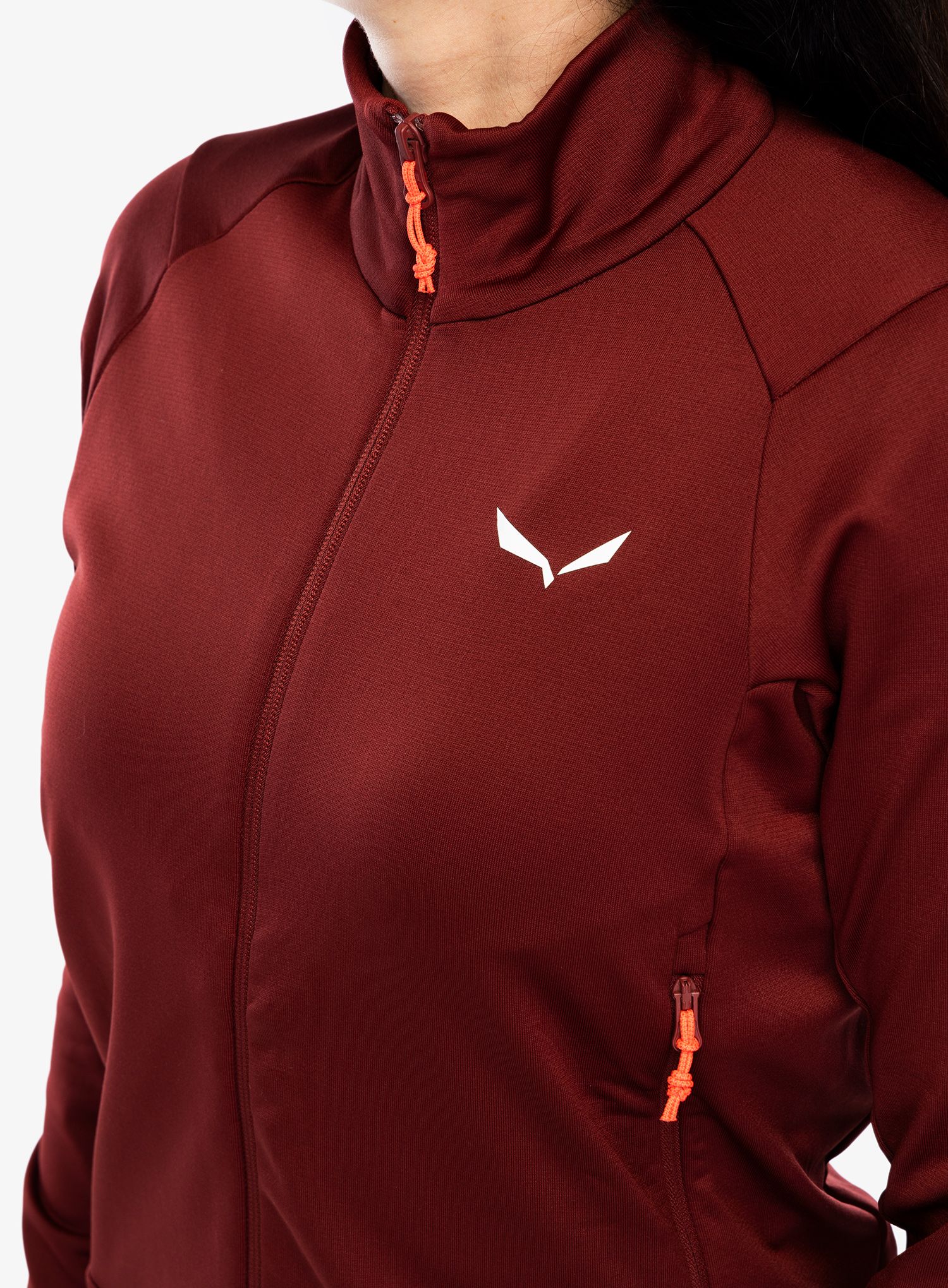 Ženska jakna od flisa Salewa Puez PL Jacket - syrah