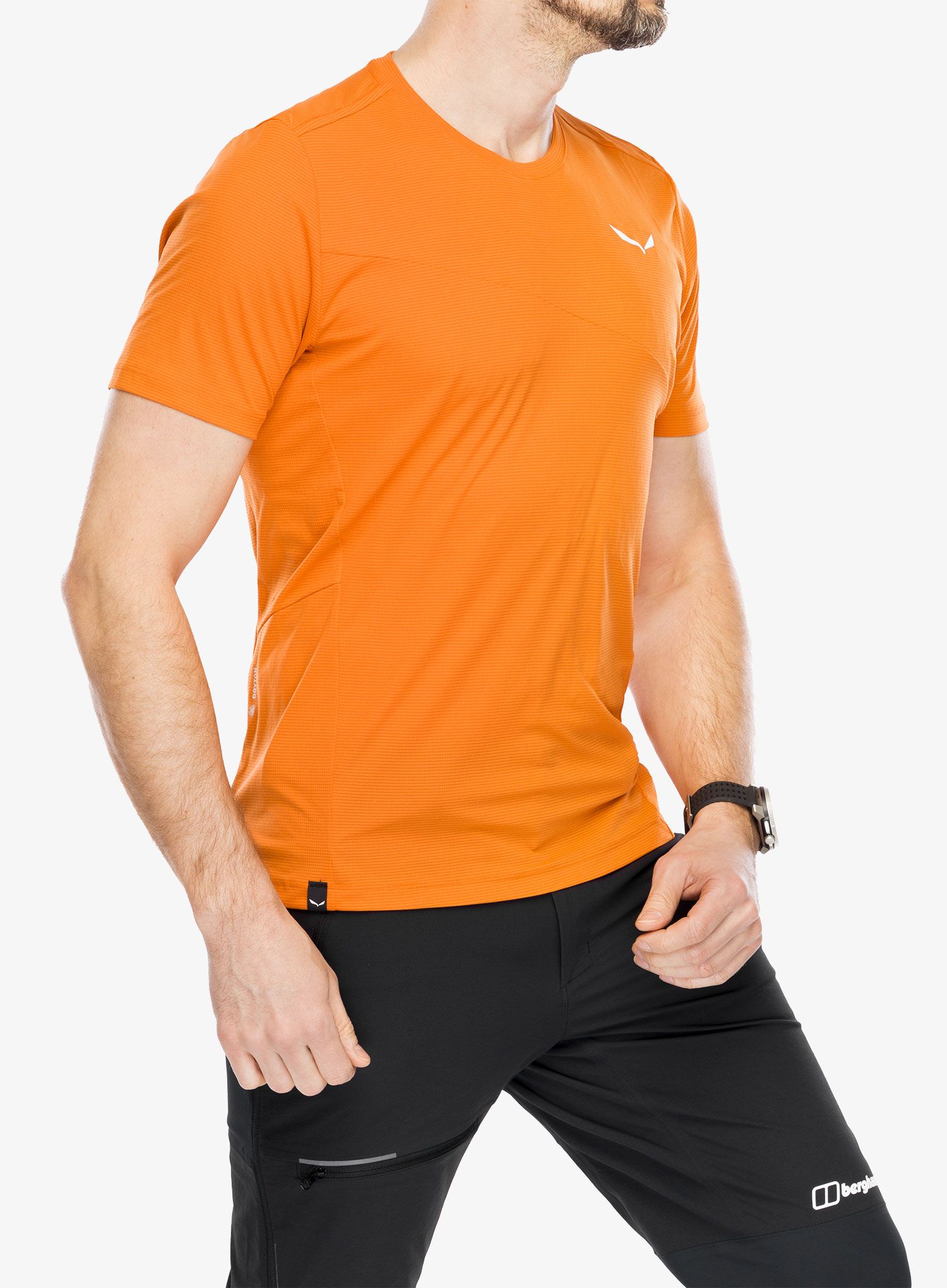 Brzosušeća majica Salewa Puez Sporty Dry T-Shirt - burnt orange