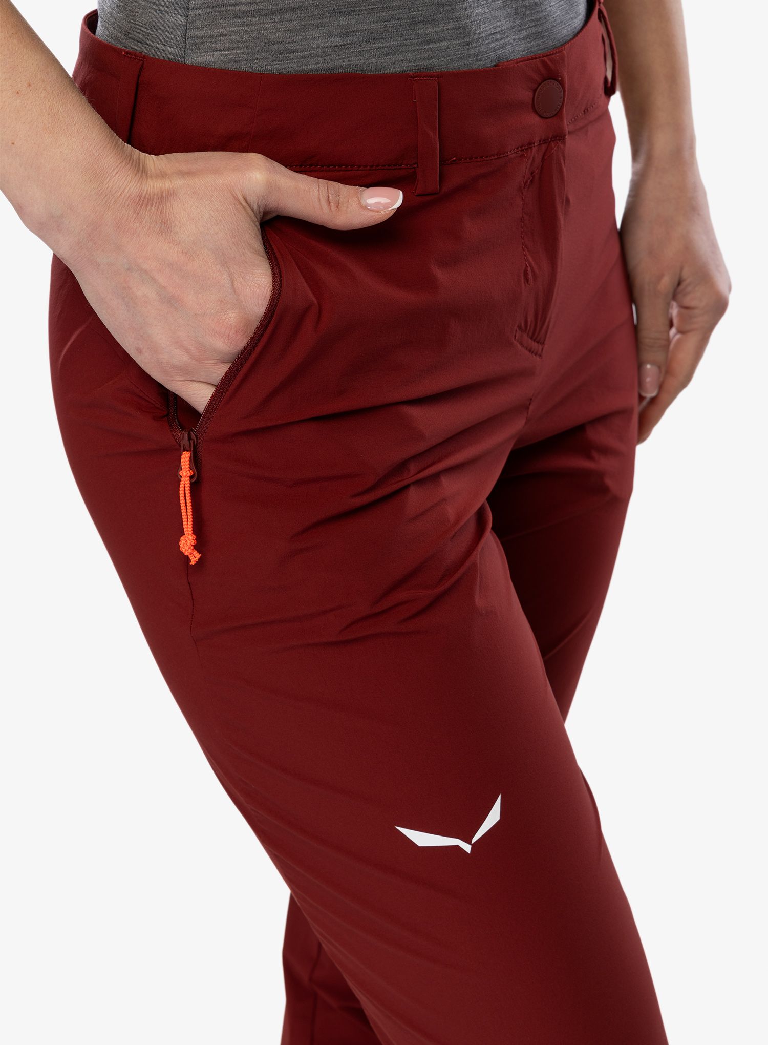 Ženske hlače Salewa Puez Talvena DST Pant - syrah