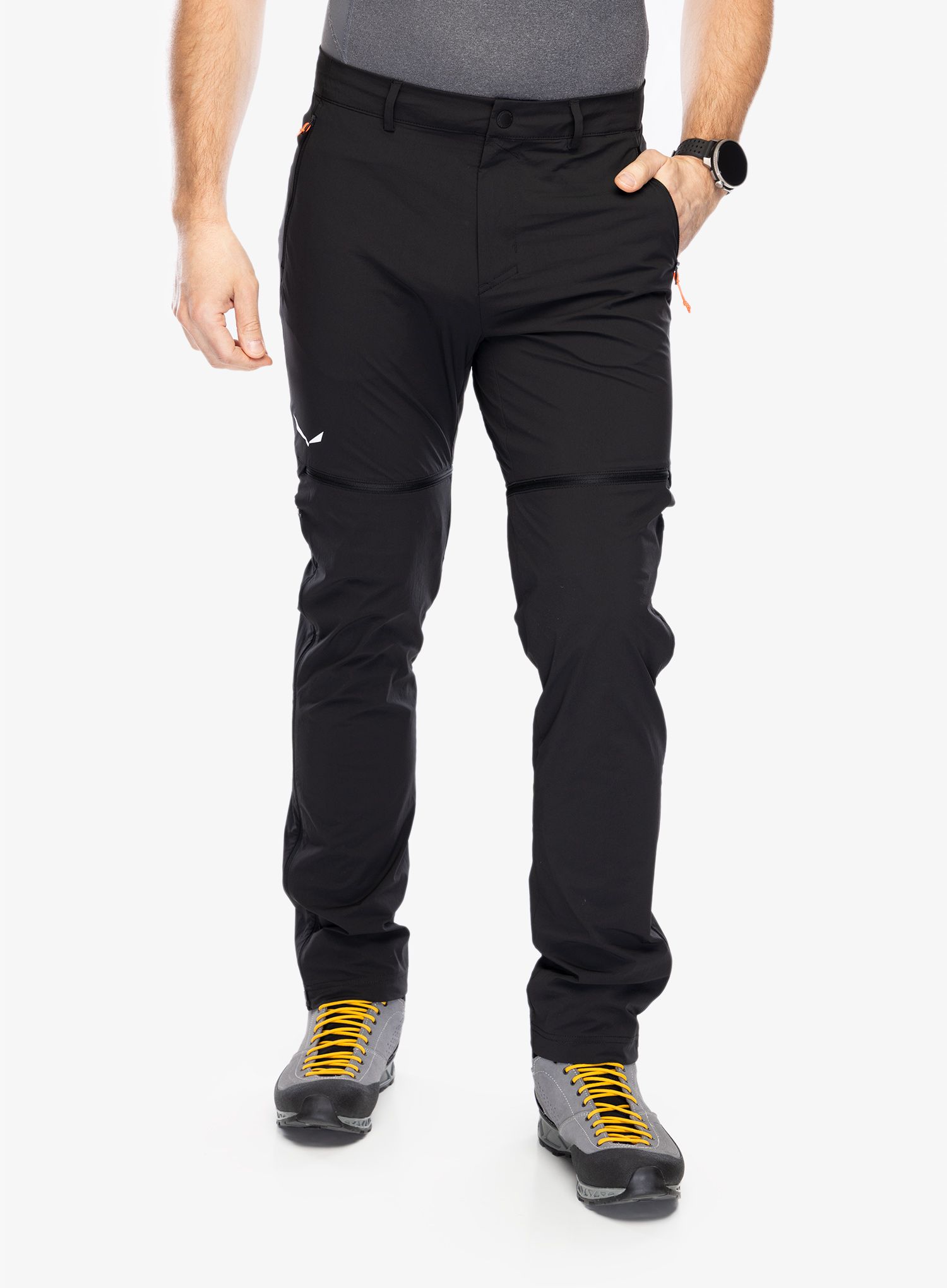 Planinarske hlače Salewa Puez Talveno DST 2/1 Pant - black out