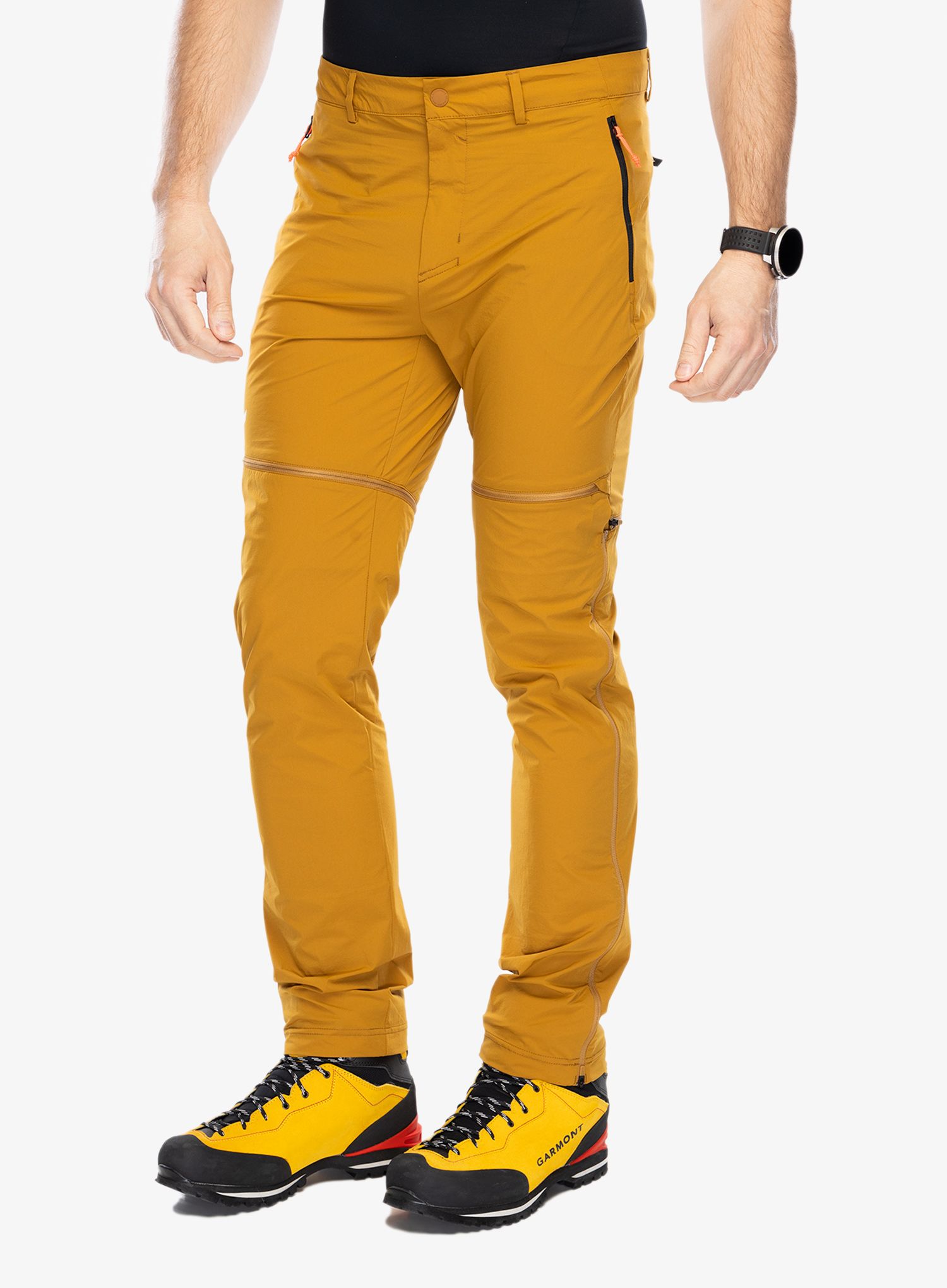 Muške softshell hlače Salewa Puez Talveno DST 2/1 Pant - golden brown