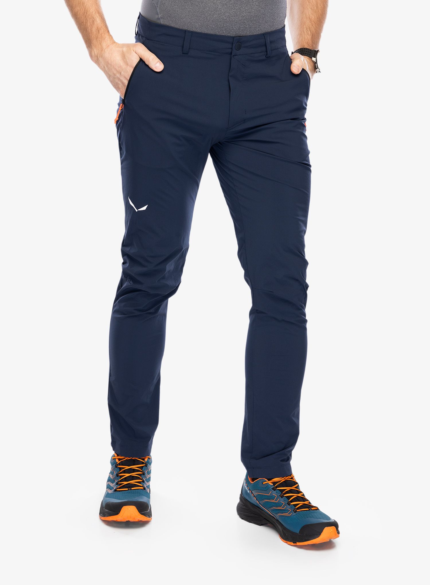 Softshell hlače Salewa Puez Talveno DST Pant - navy blazer