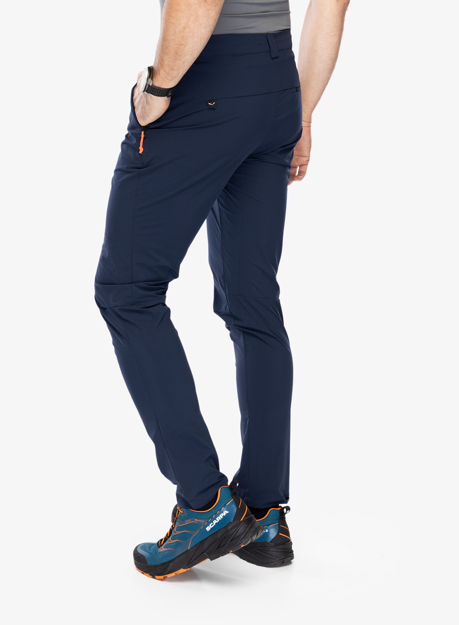 Softshell hlače Salewa Puez Talveno DST Pant - navy blazer