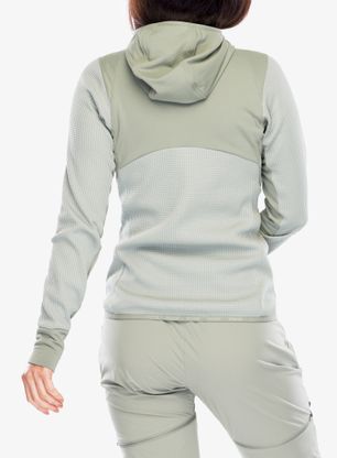 Ženska dukserica od flisa Salewa Puez Waffle Hyb PL HD Jacket - shadow