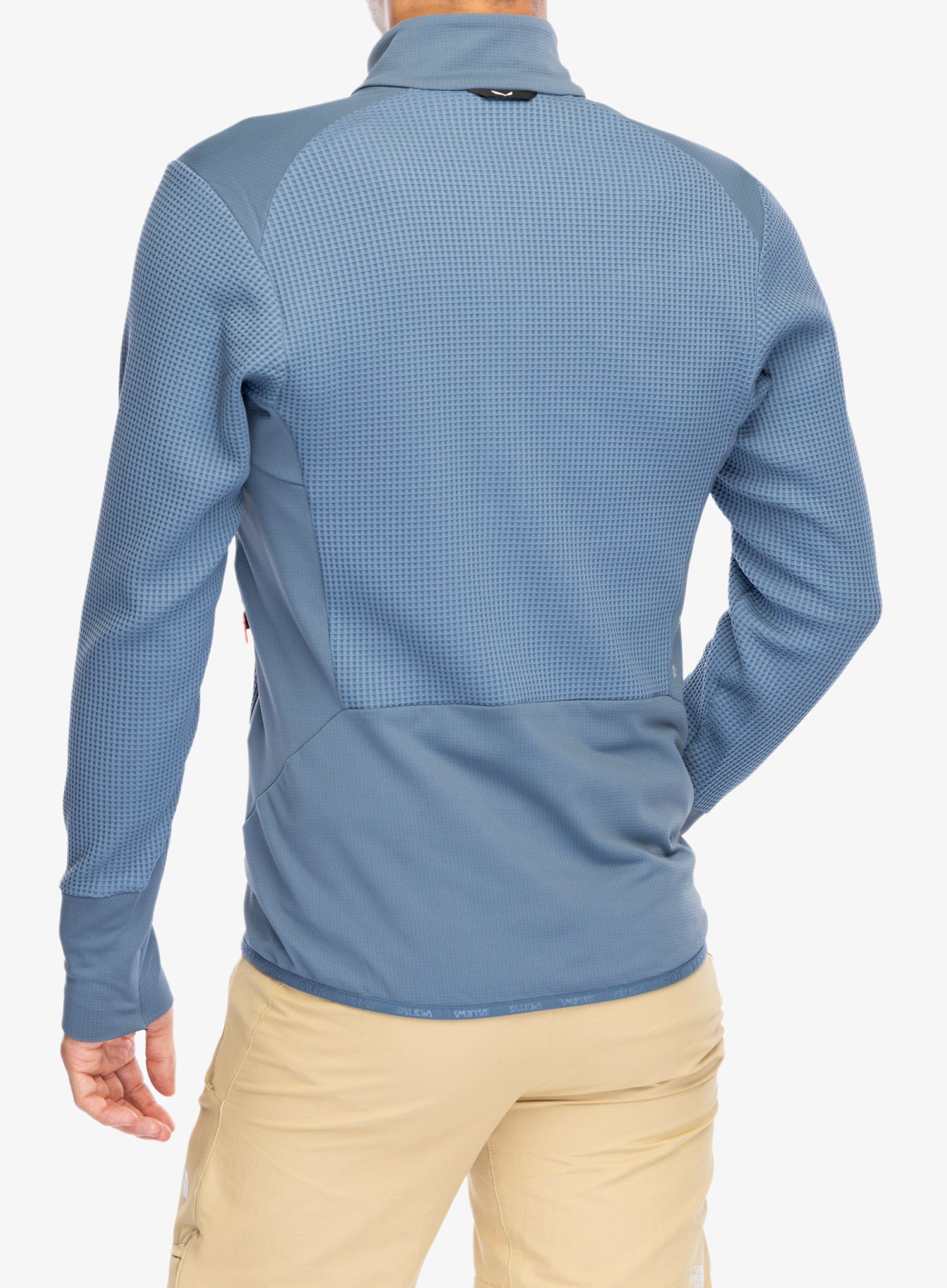 Dukserica na otkopčavanje Salewa Puez Waffle Hyb PL Jacket  - java blue