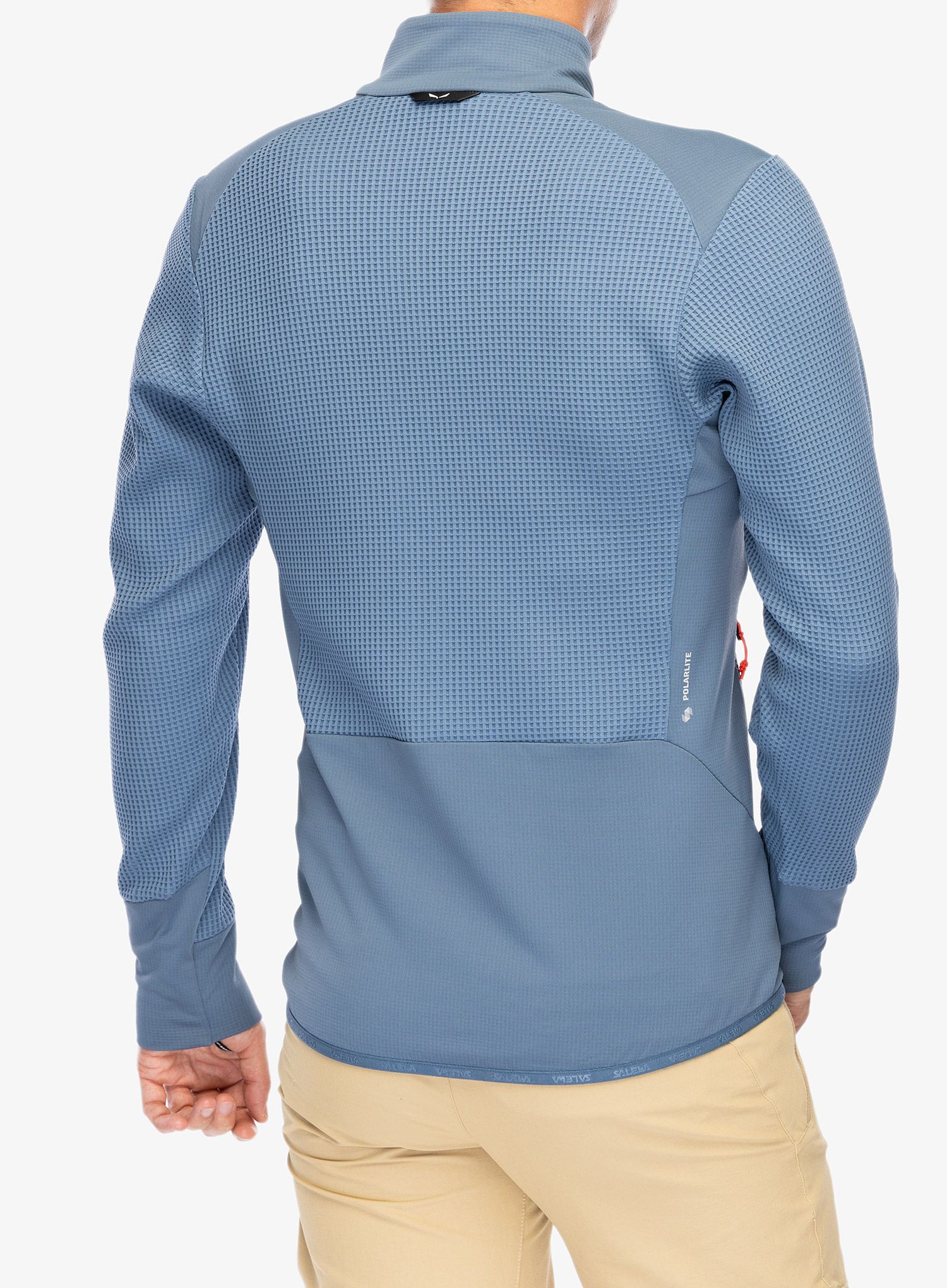 Dukserica na otkopčavanje Salewa Puez Waffle Hyb PL Jacket  - java blue
