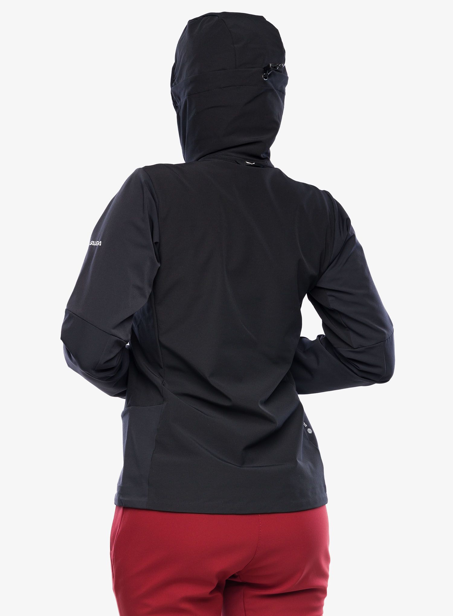 Ženska softshell jakna Salewa Sella DST Jacket - black out