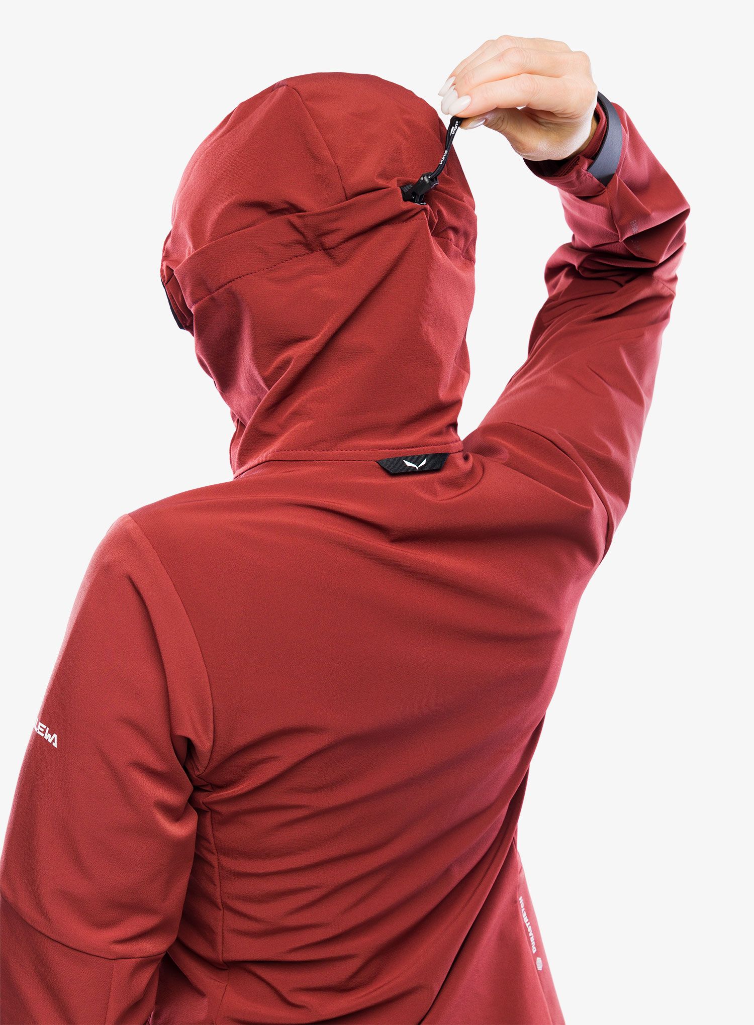Ženska jakna za turno skijanje Salewa Sella DST Jacket - syrah