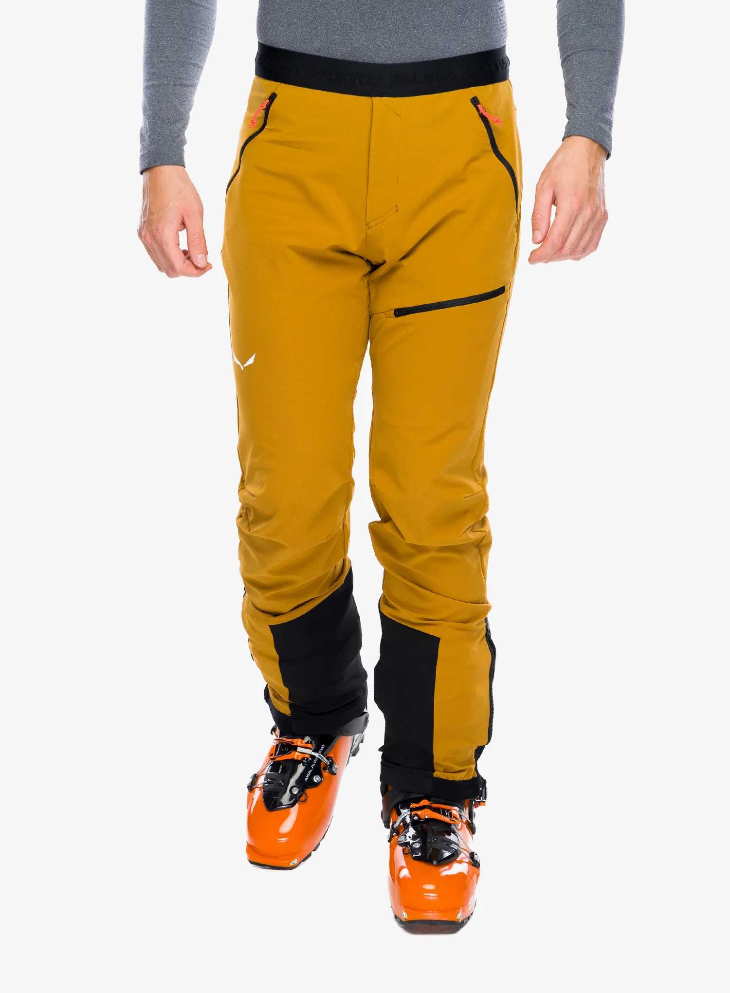 Softshell hlače Salewa Sella DST Light Pants - golden brown