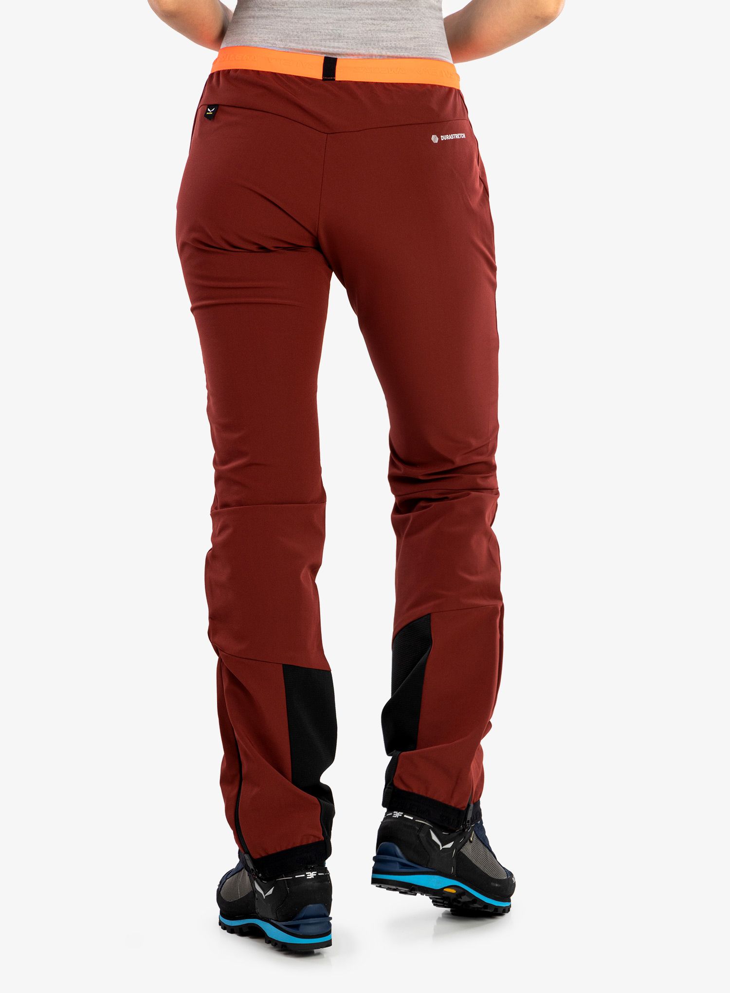 Ženske hlače za turno skijanje Salewa Sella DST Light Pants - syrah