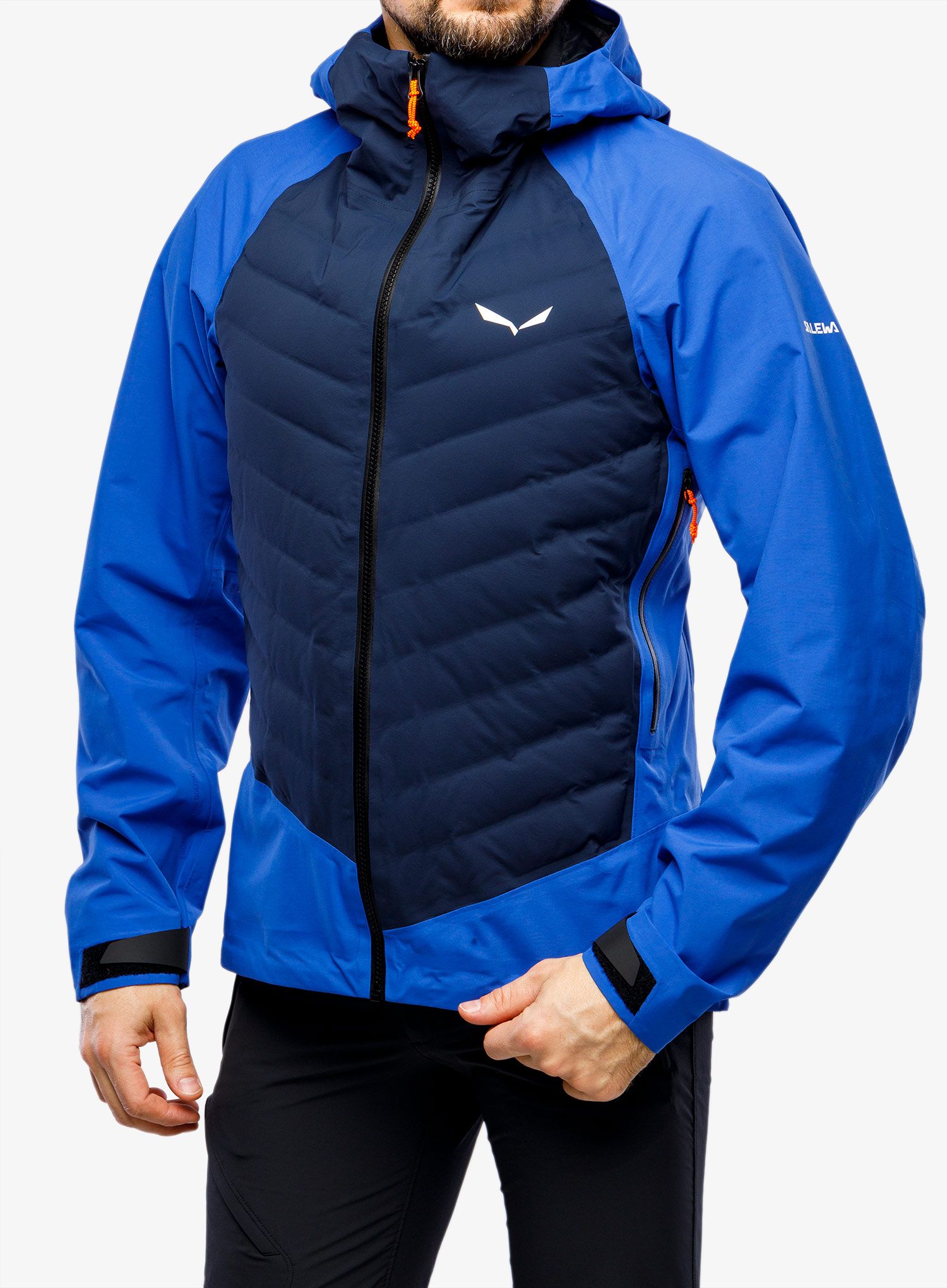 Hibridna jakna Salewa Sella PTX 3L Hybrid Jacket - electric/navy blazer