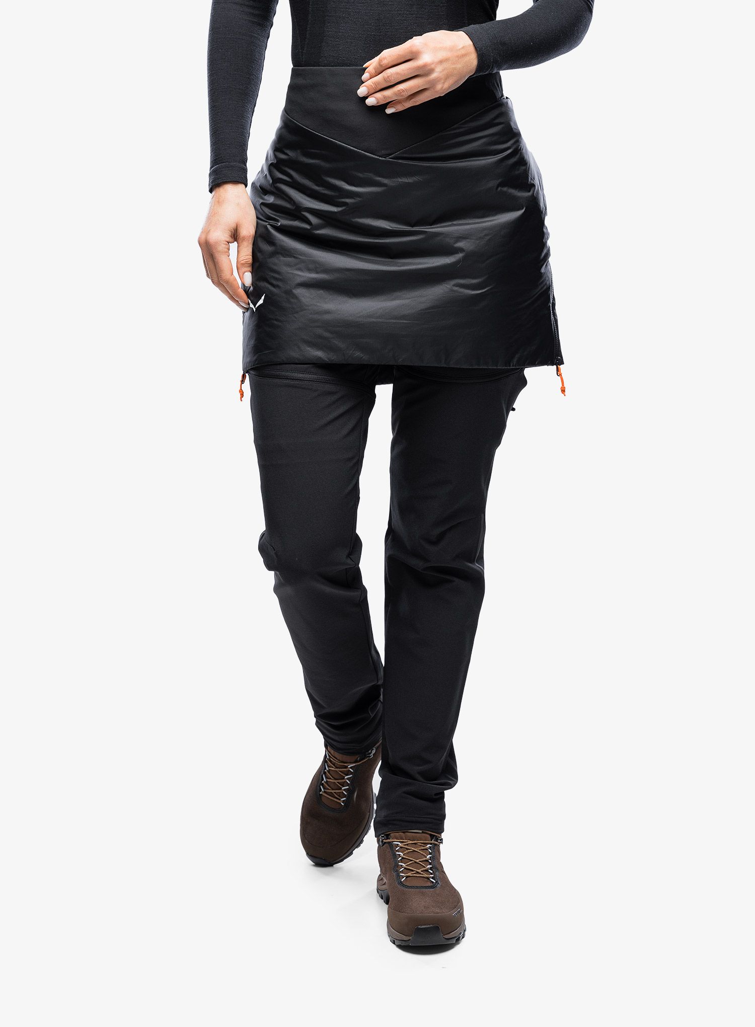 Suknja s postavom Salewa Sella TWR Skirt - black out