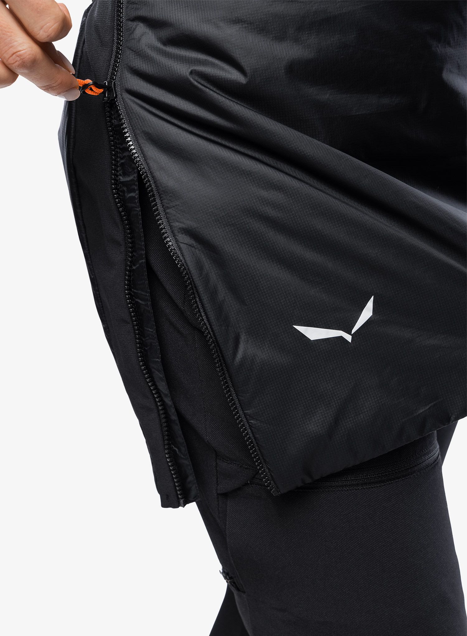 Suknja s postavom Salewa Sella TWR Skirt - black out