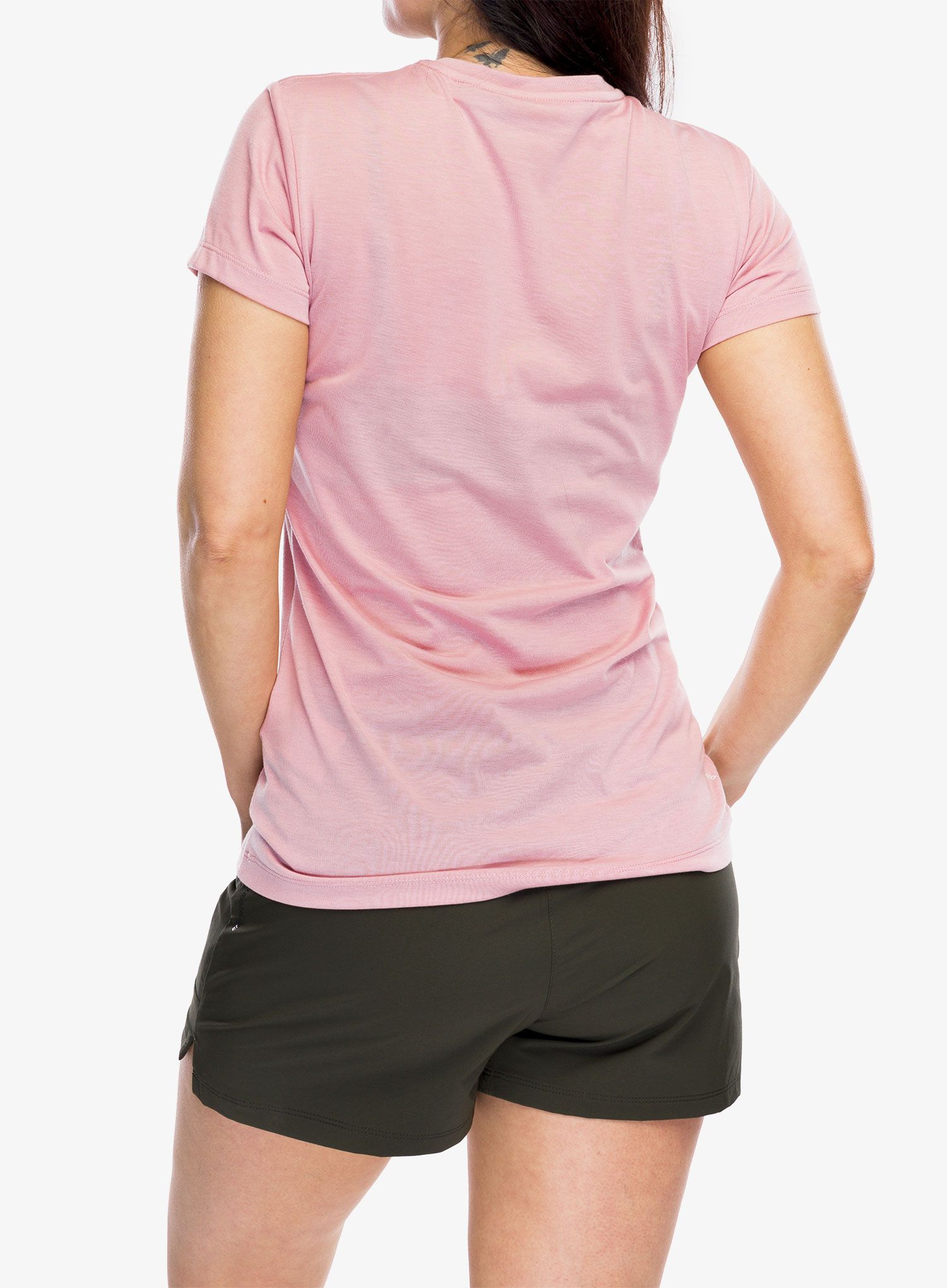 Ženska majica Salewa Solid Dry S/S Tee - zephyr