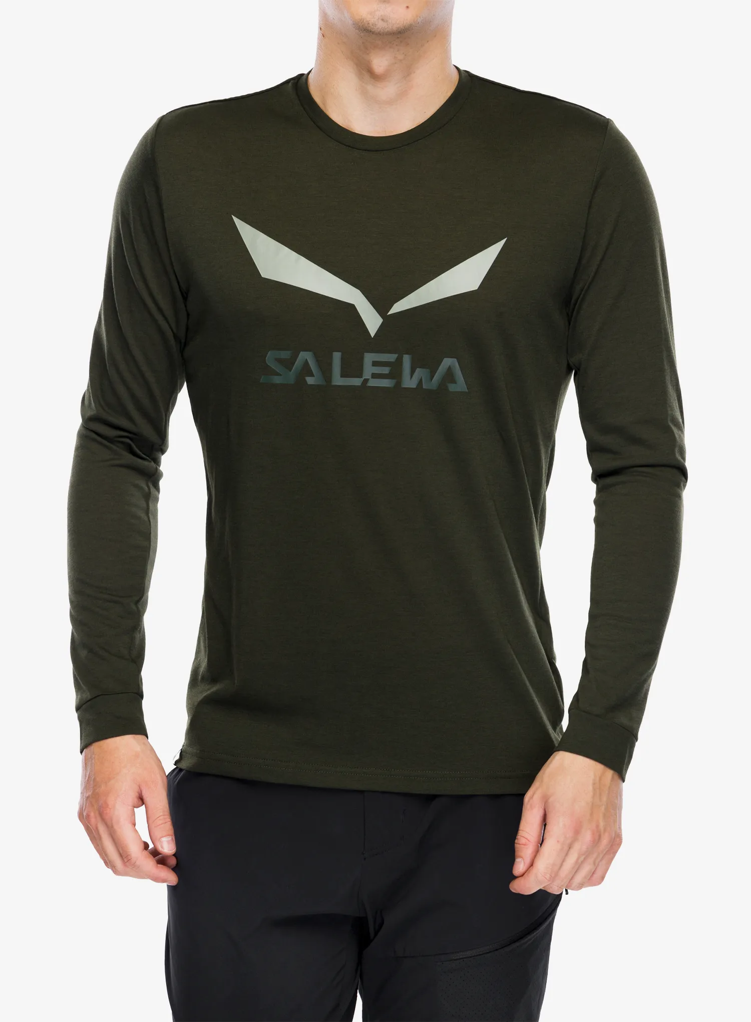 Dukserica Salewa Solidlogo Dry L/S Te