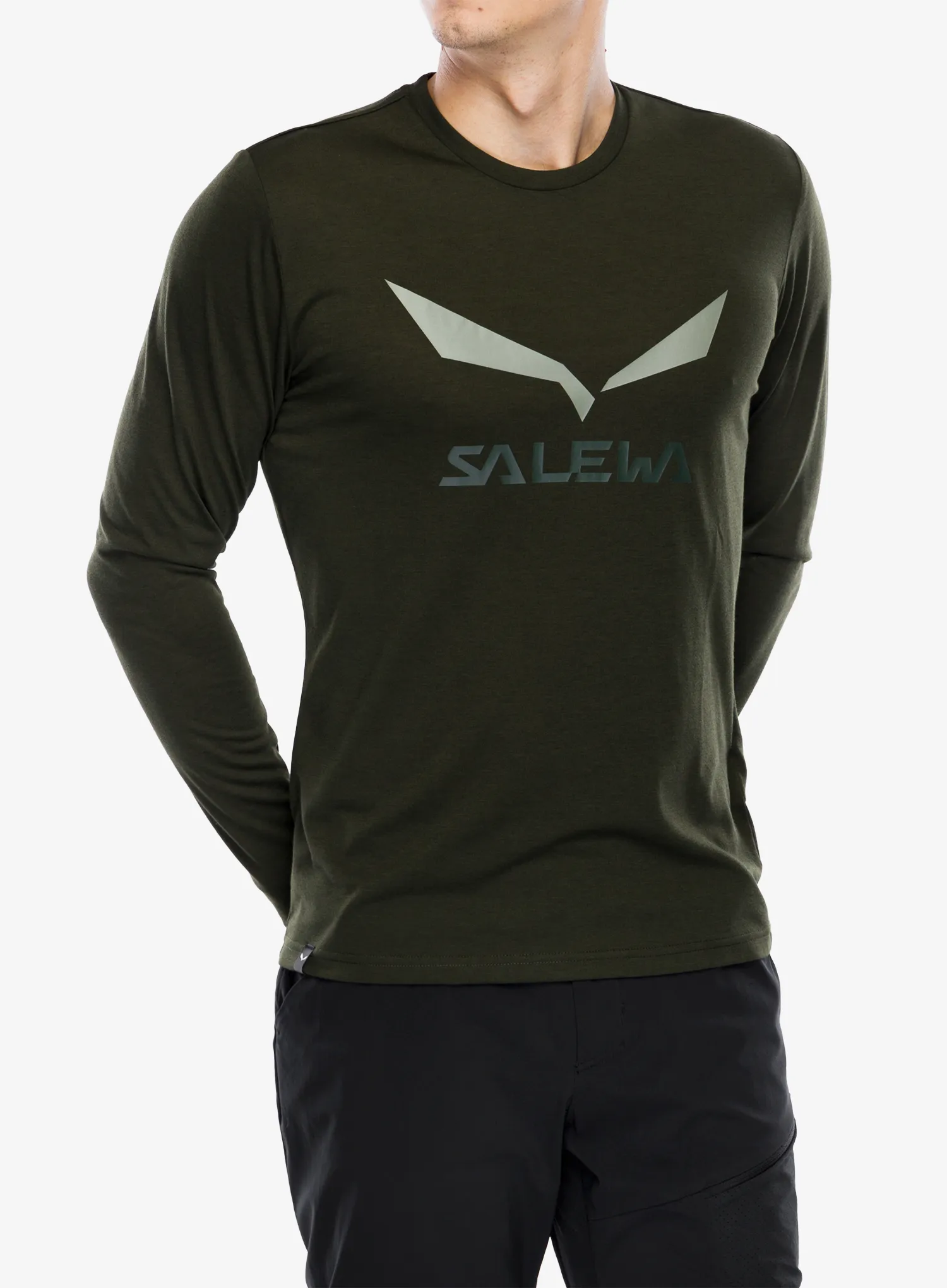 Dukserica Salewa Solidlogo Dry L/S Te