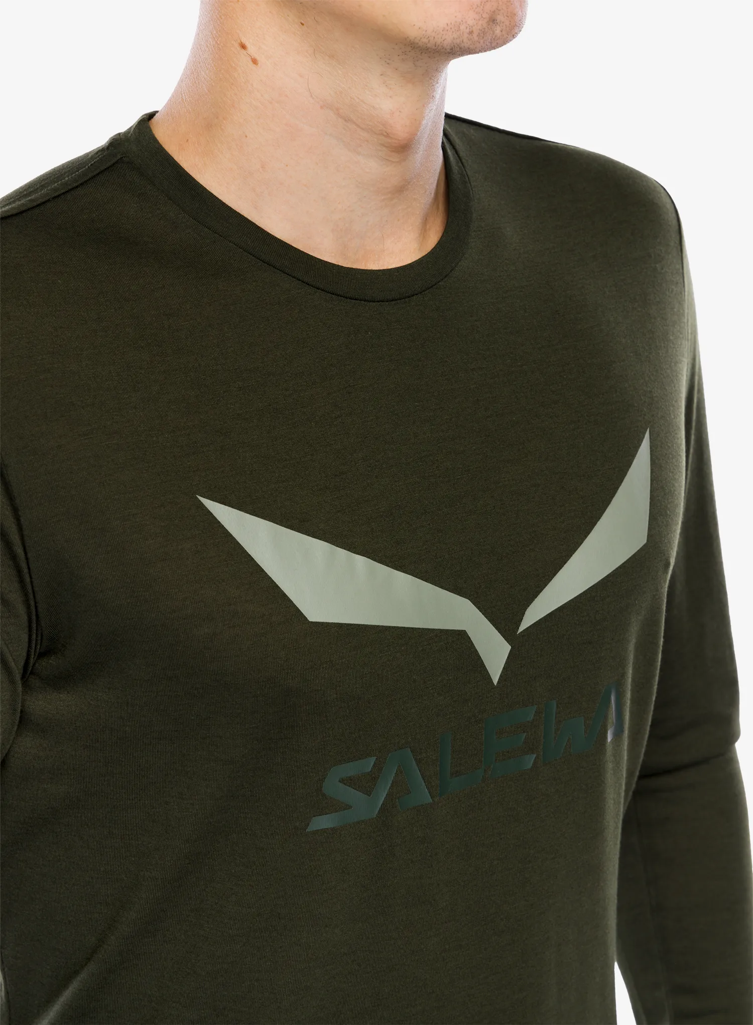 Dukserica Salewa Solidlogo Dry L/S Te