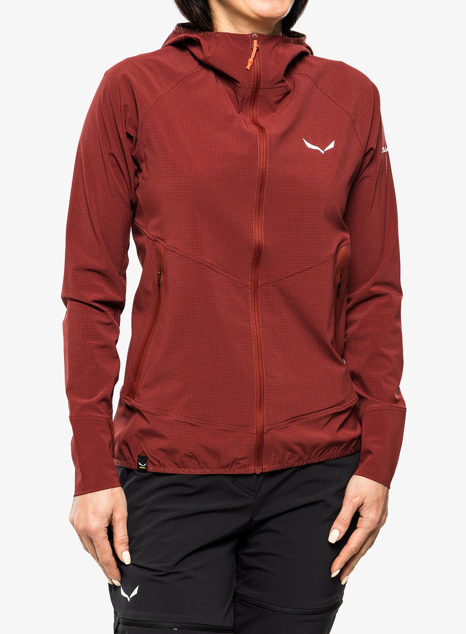 Ženski softshell Salewa Sorapis DST Jacket - syrah