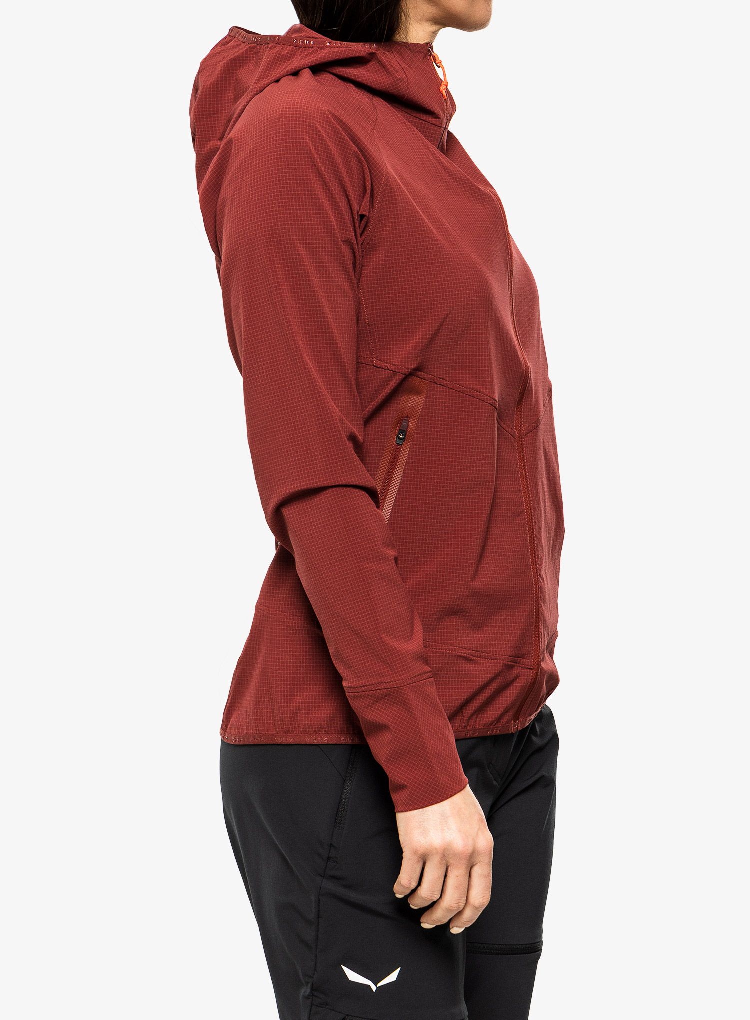 Ženski softshell Salewa Sorapis DST Jacket - syrah