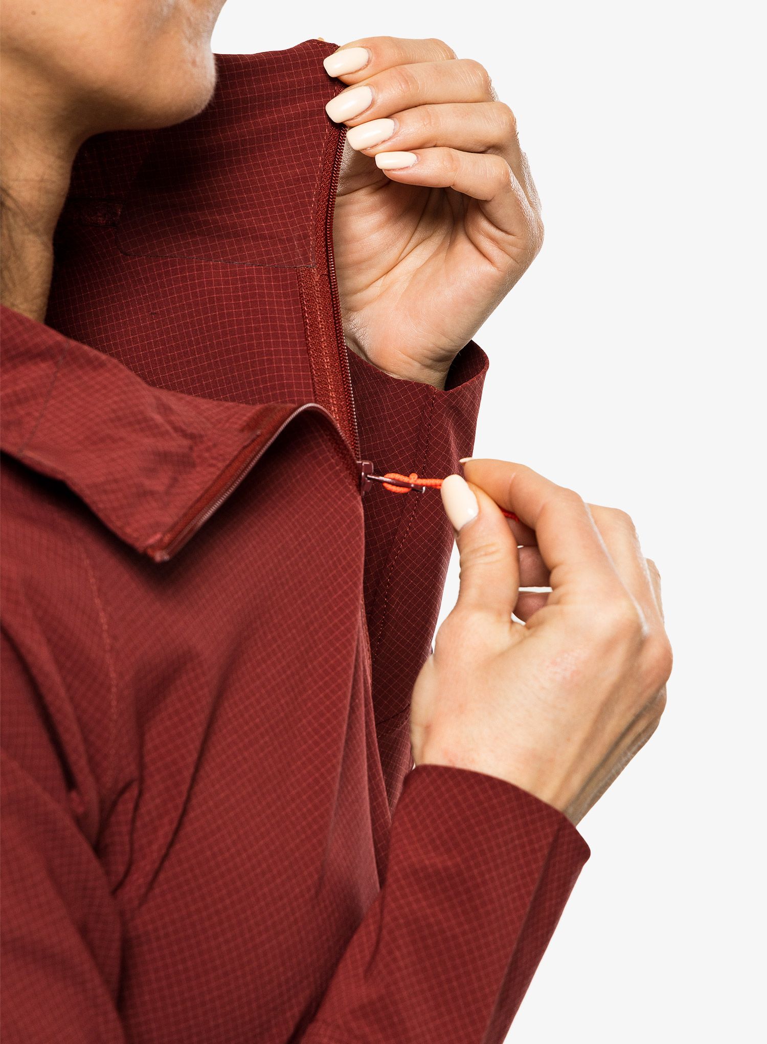 Ženski softshell Salewa Sorapis DST Jacket - syrah