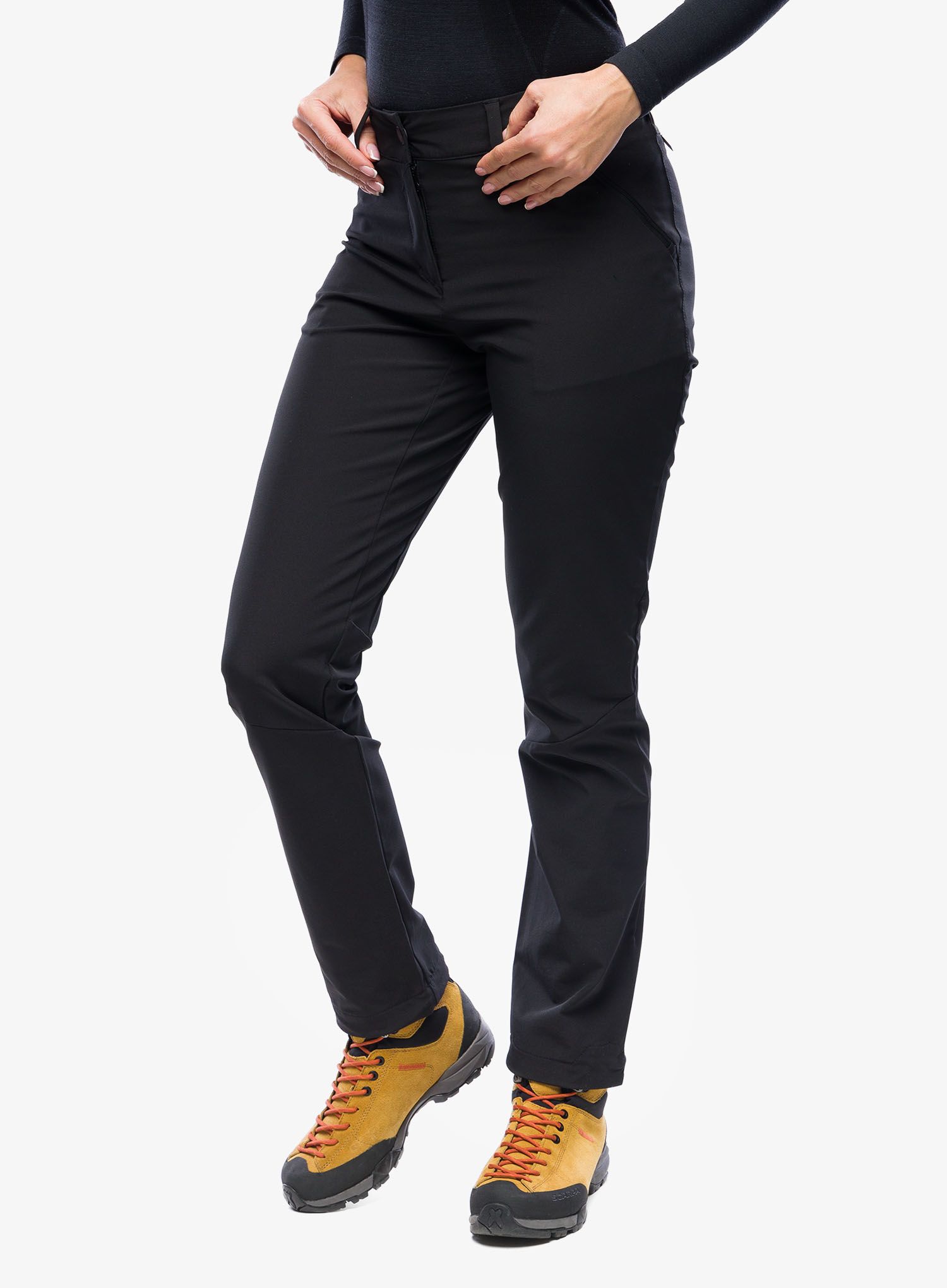 Ženske softshell hlače Salewa Terminal DST Pant - black out