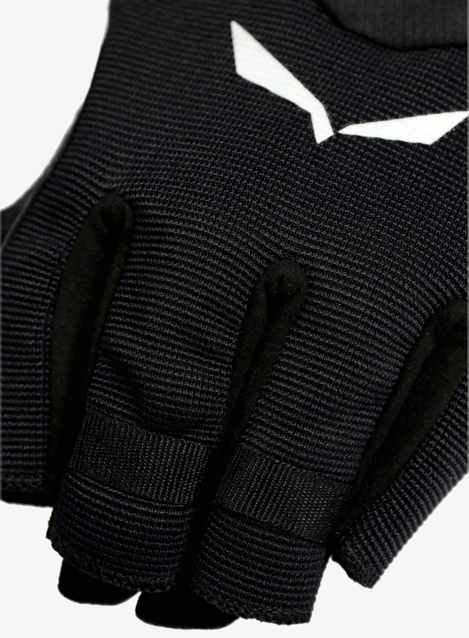 Rukavice via ferrata Salewa Via Ferrata Leather Gloves - black out