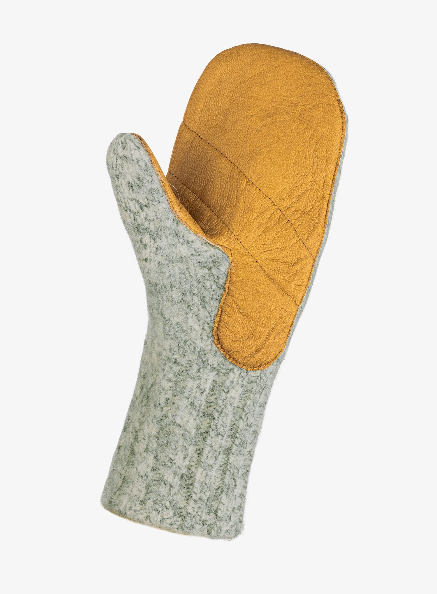 Rukavice Salewa Walk Wool Leather Mitt - grey