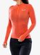 Ženska dukserica Salewa Zebru Medium Warm AMR 1/2 Zip Tee - fluo coral