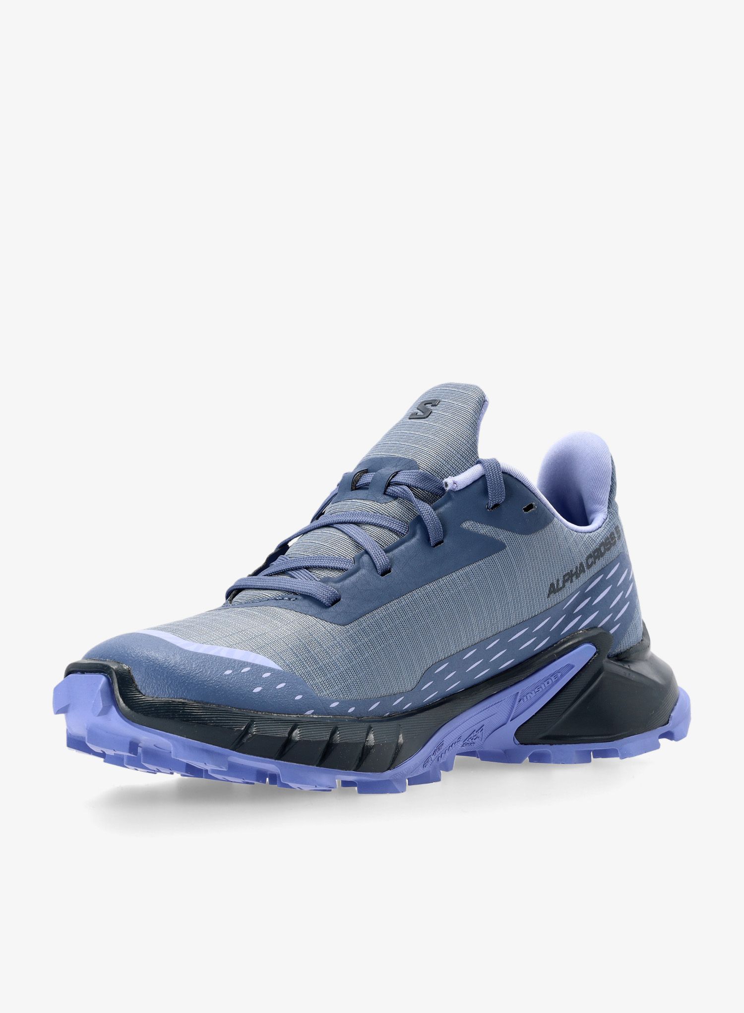 Ženske trail tenisice Salomon Alphacross 5 - bersea/carbon/blue