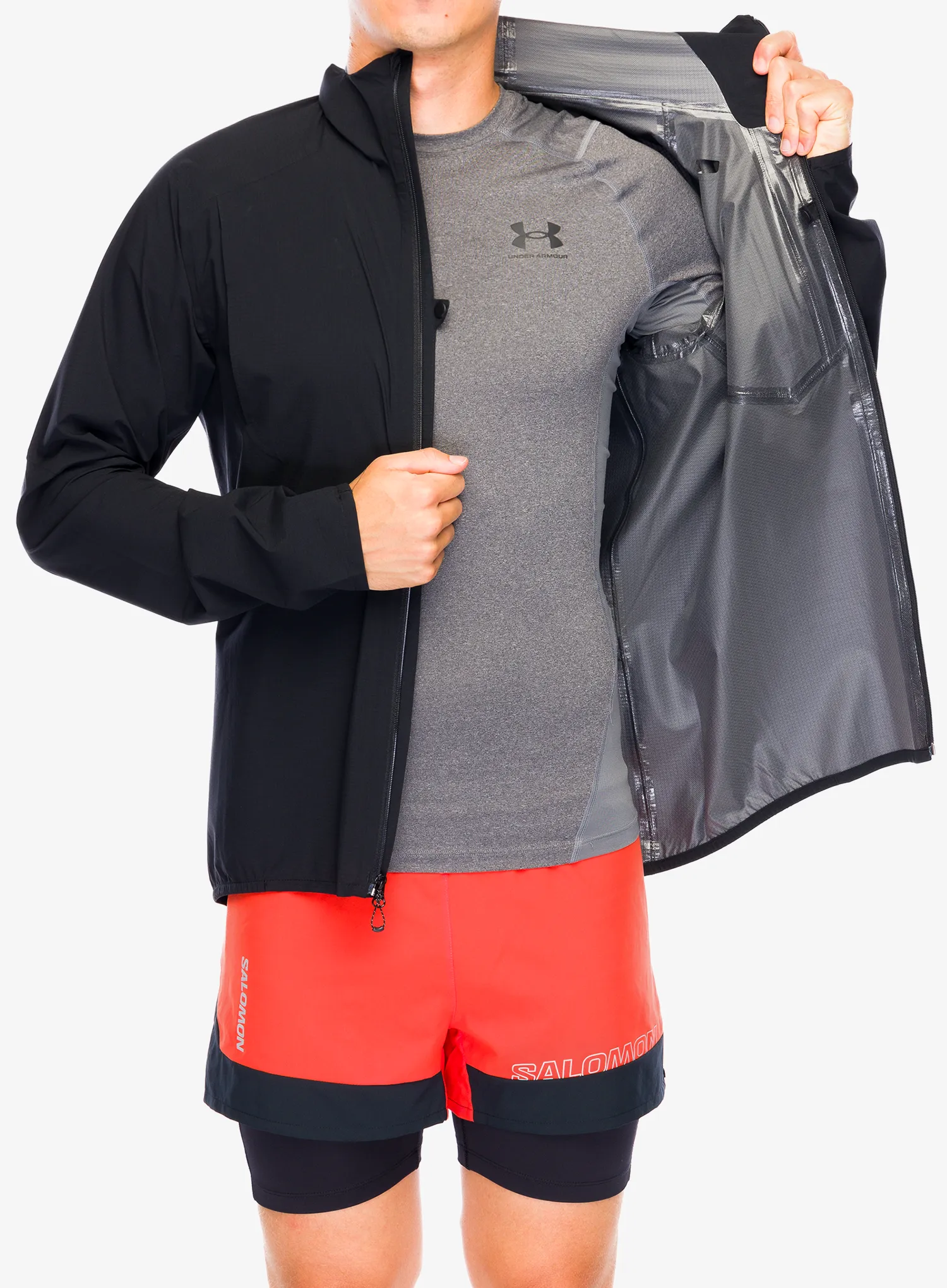 Jakna za trčanje Salomon Bonatti Trail Jacket - deep black