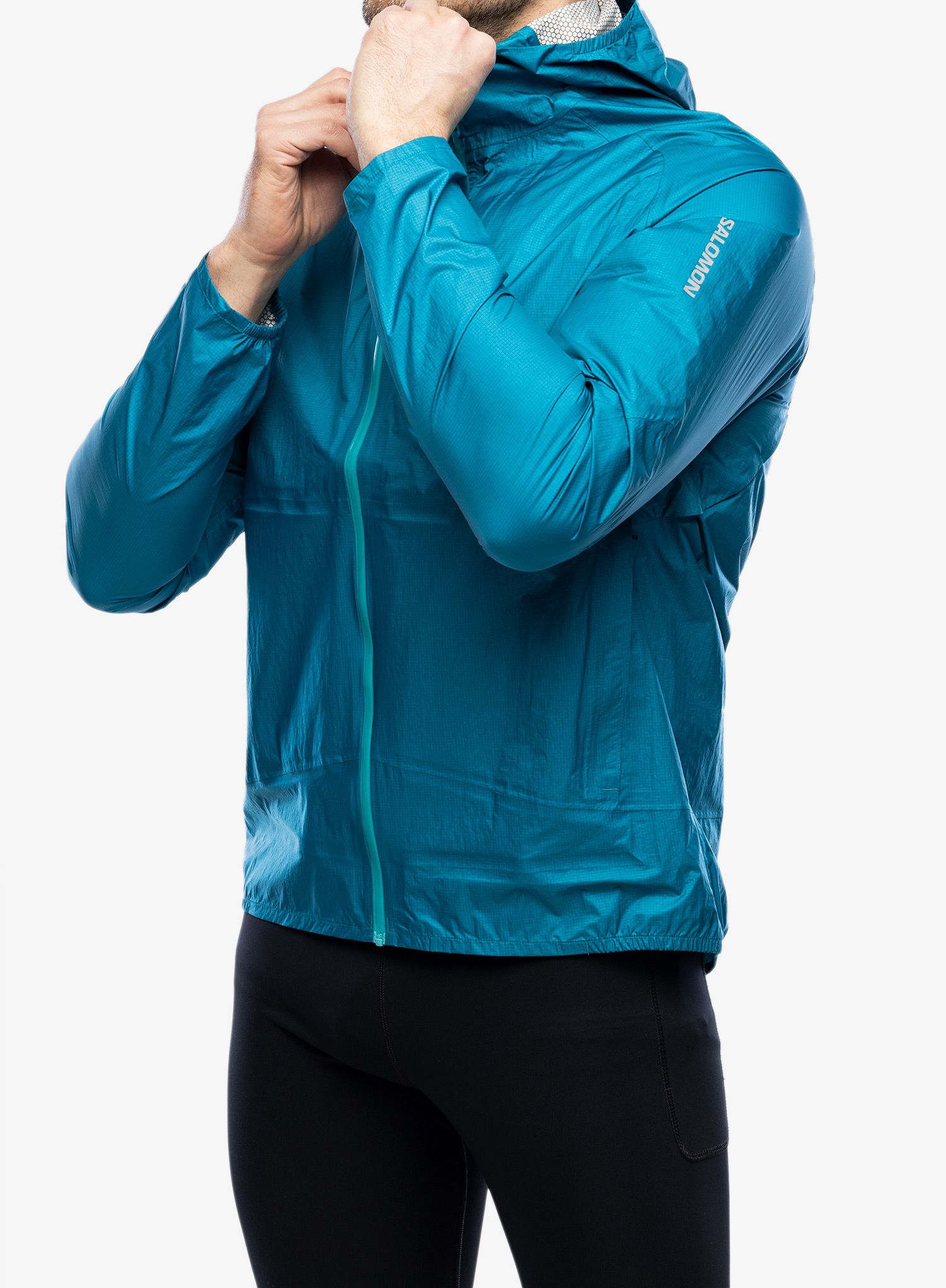 Jakna za trčanje Salomon Bonatti WP Jacket - tahitian tide
