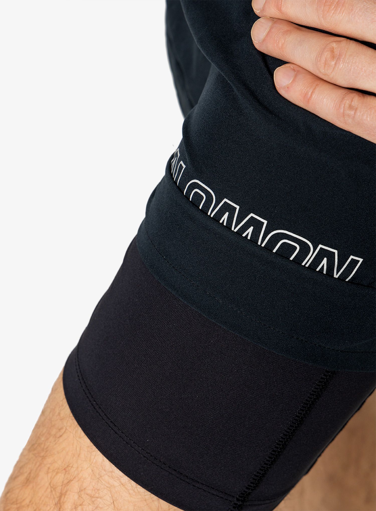 Kratke hlače za trčanje Salomon Cross 2in1 Shorts - deep black