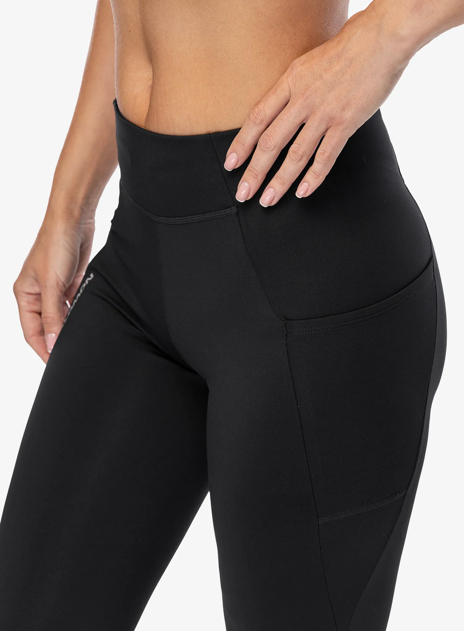 Ženske tajice za trčanje Salomon Cross Run 28 Tight - deep black