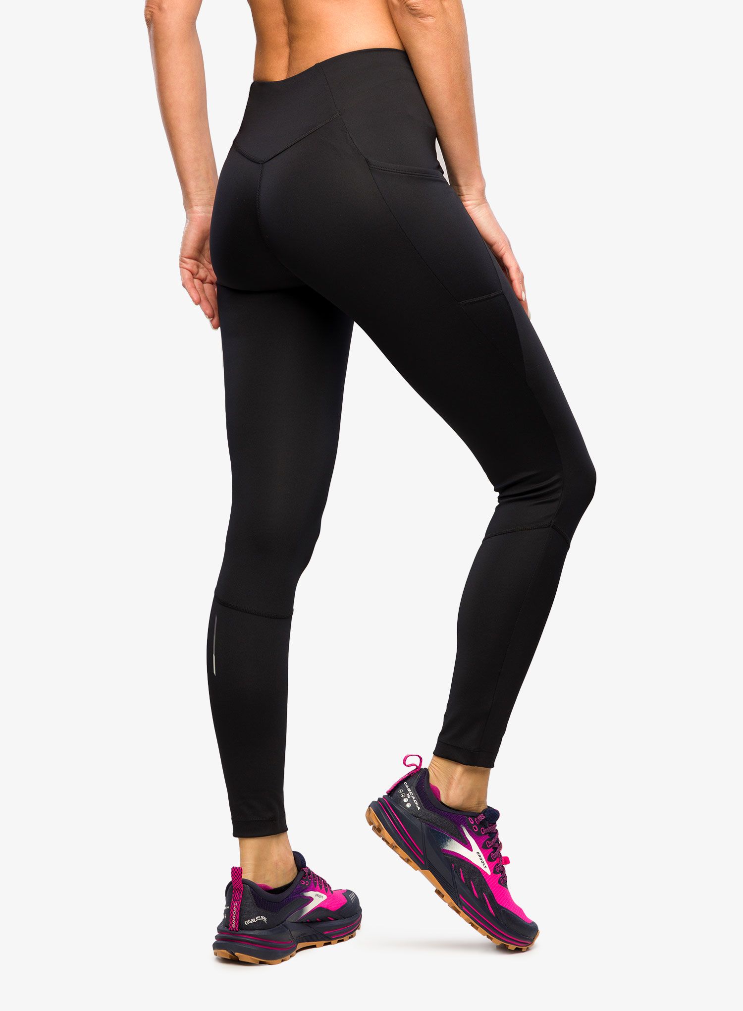 Ženske tajice za trčanje Salomon Cross Run 28 Tight - deep black