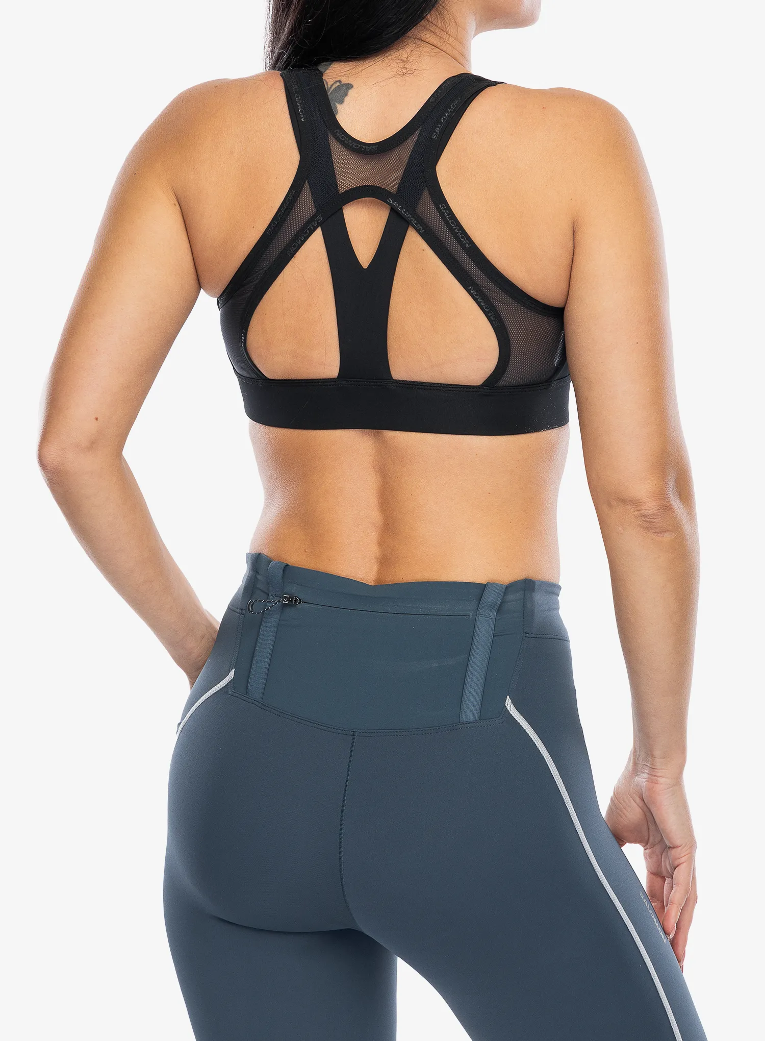 Sportski grudnjak Salomon Cross Run Bra - deep black