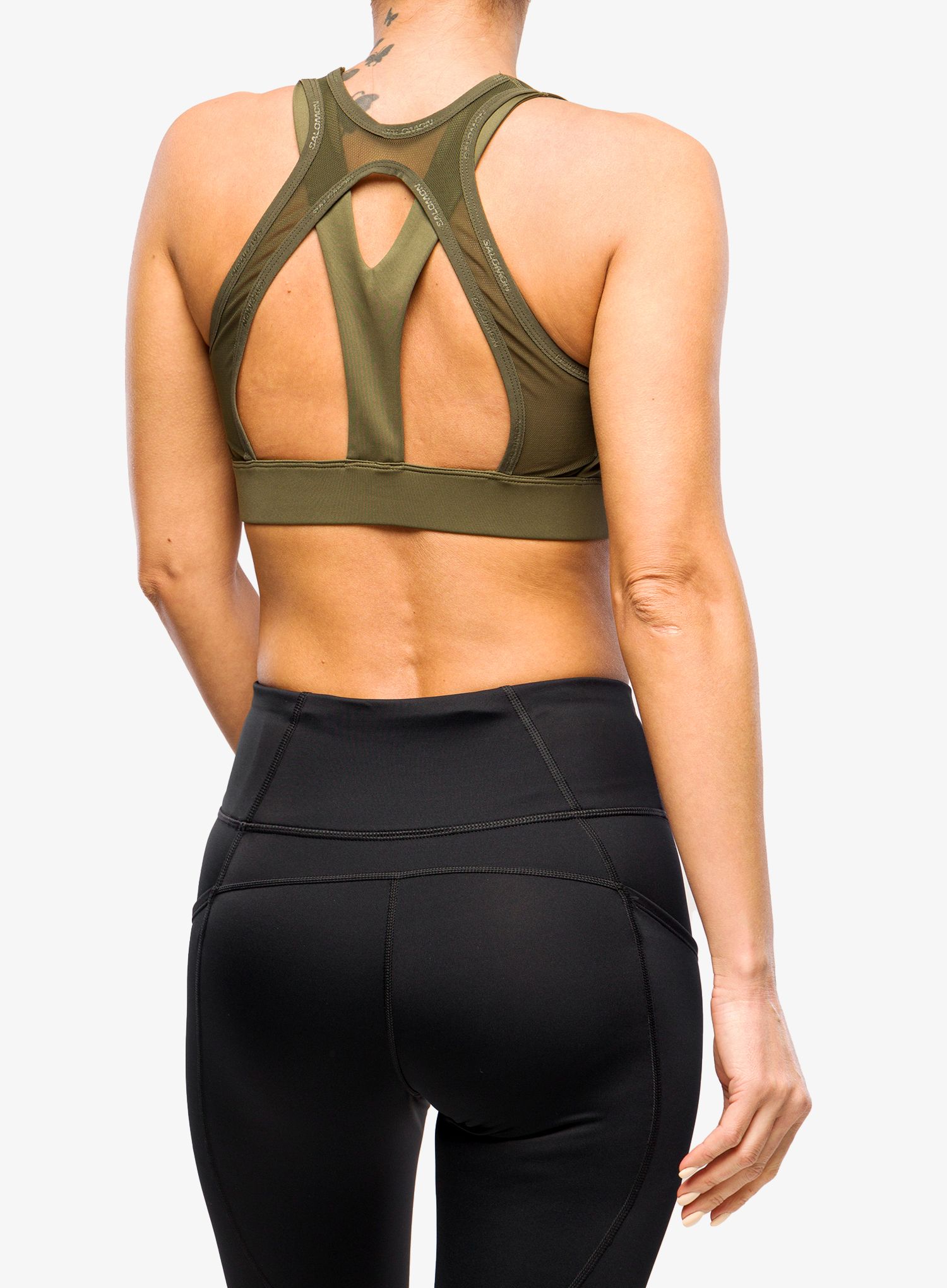 Sportski grudnjak Salomon Cross Run Bra - grape leaf