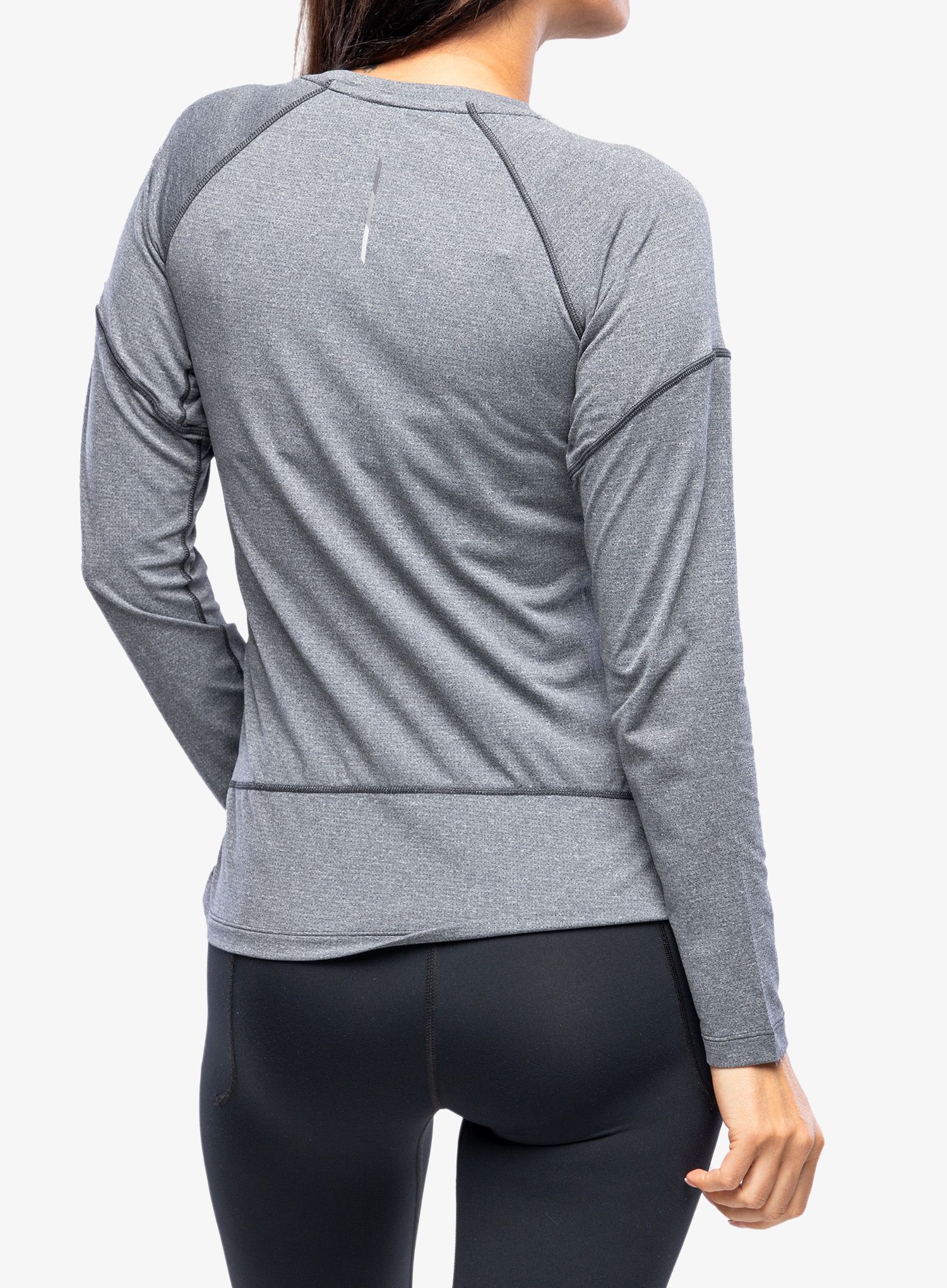 Ženska dukserica bez kapuljače Salomon Cross Run LS Tee - black